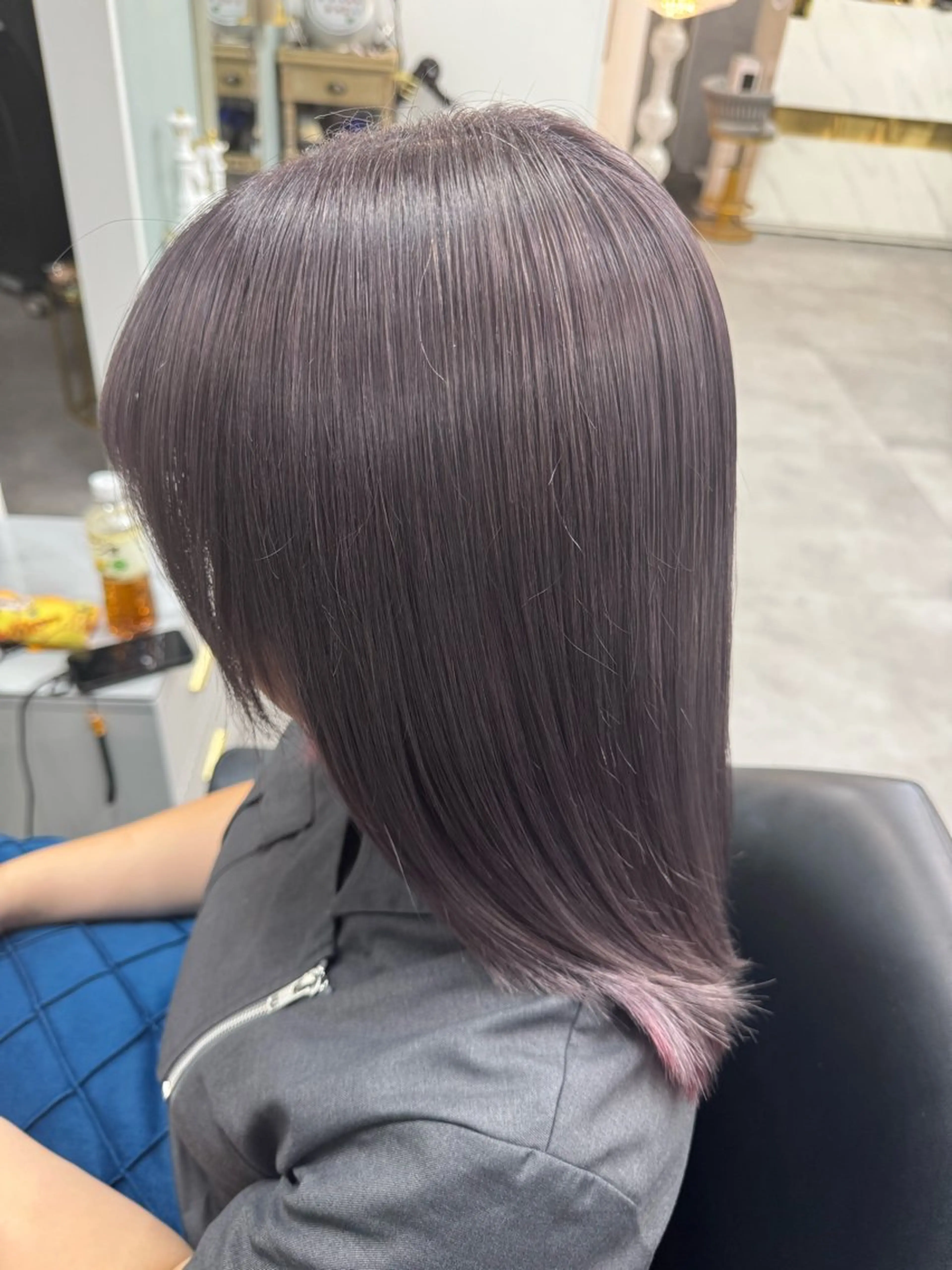 ミディアム カラー ヘアカラー GDS SALONのヘアスタイル