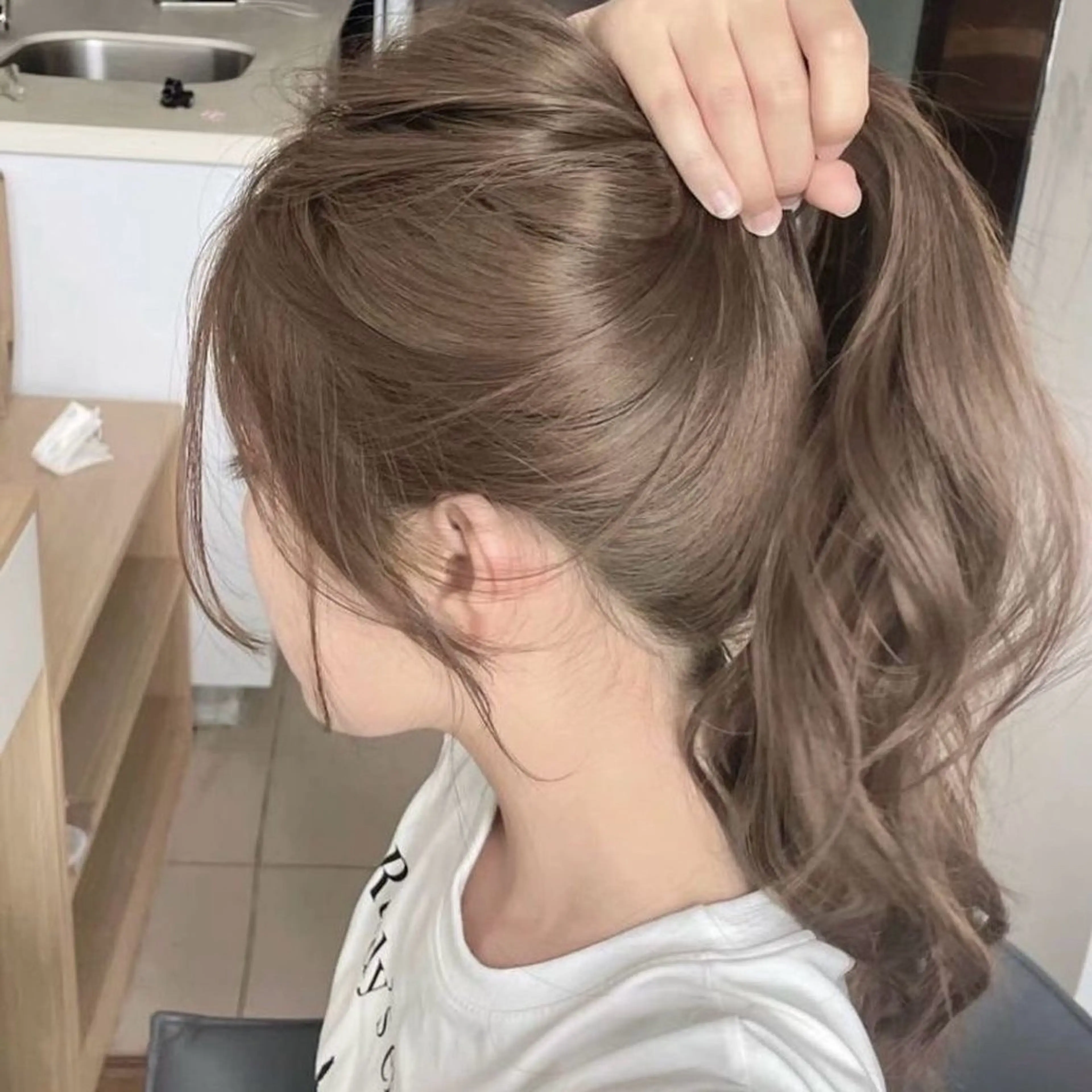 ロング カラー ヘアカラー トリートメント ヘッドスパ ヘアセット 🫧うる艶トレンド 🫧透明感カラーのヘアスタイル