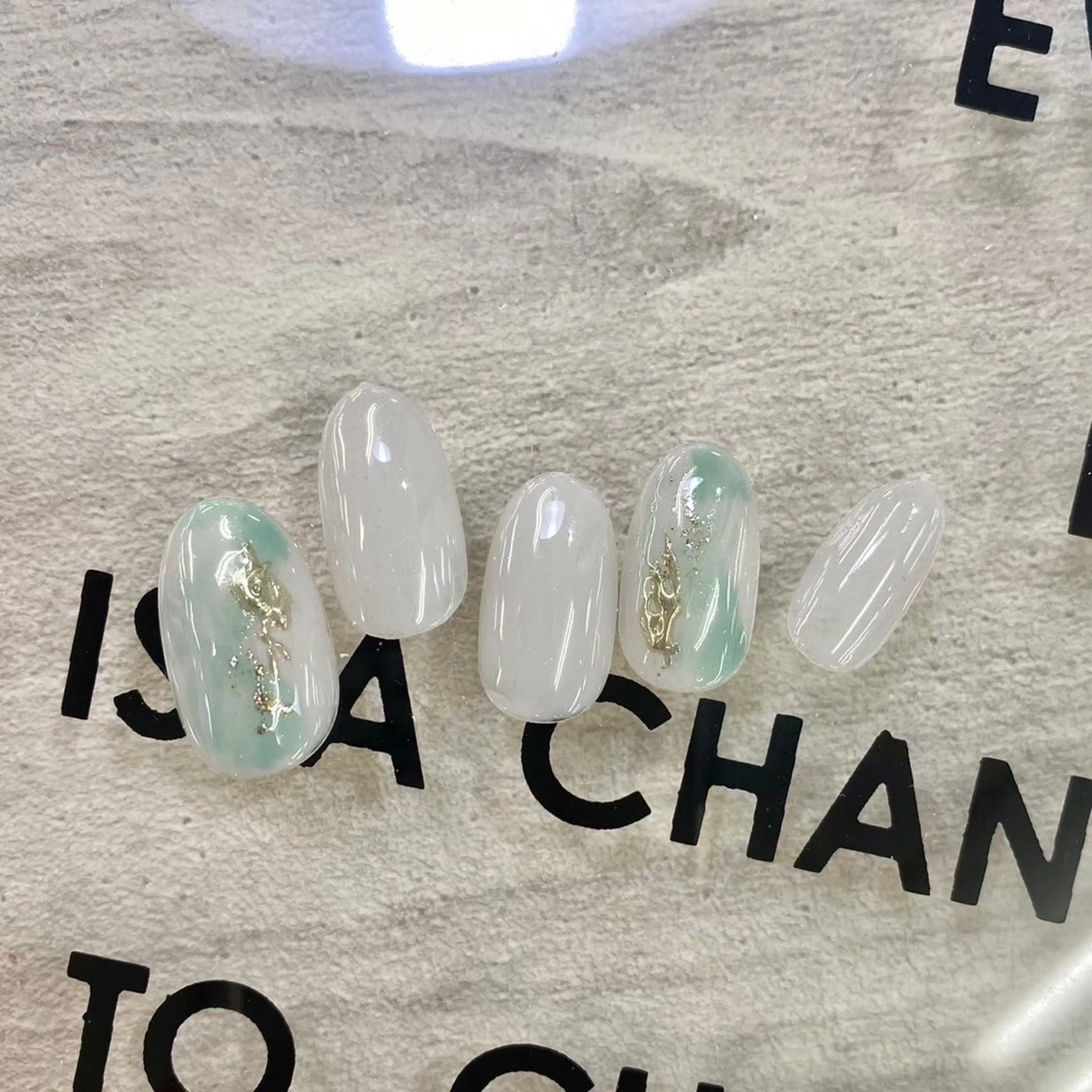 ネイル アートネイル ネイルチップ ⭐︎休業中の練習⭐︎ JNA認定講師髙橋のネイルデザイン