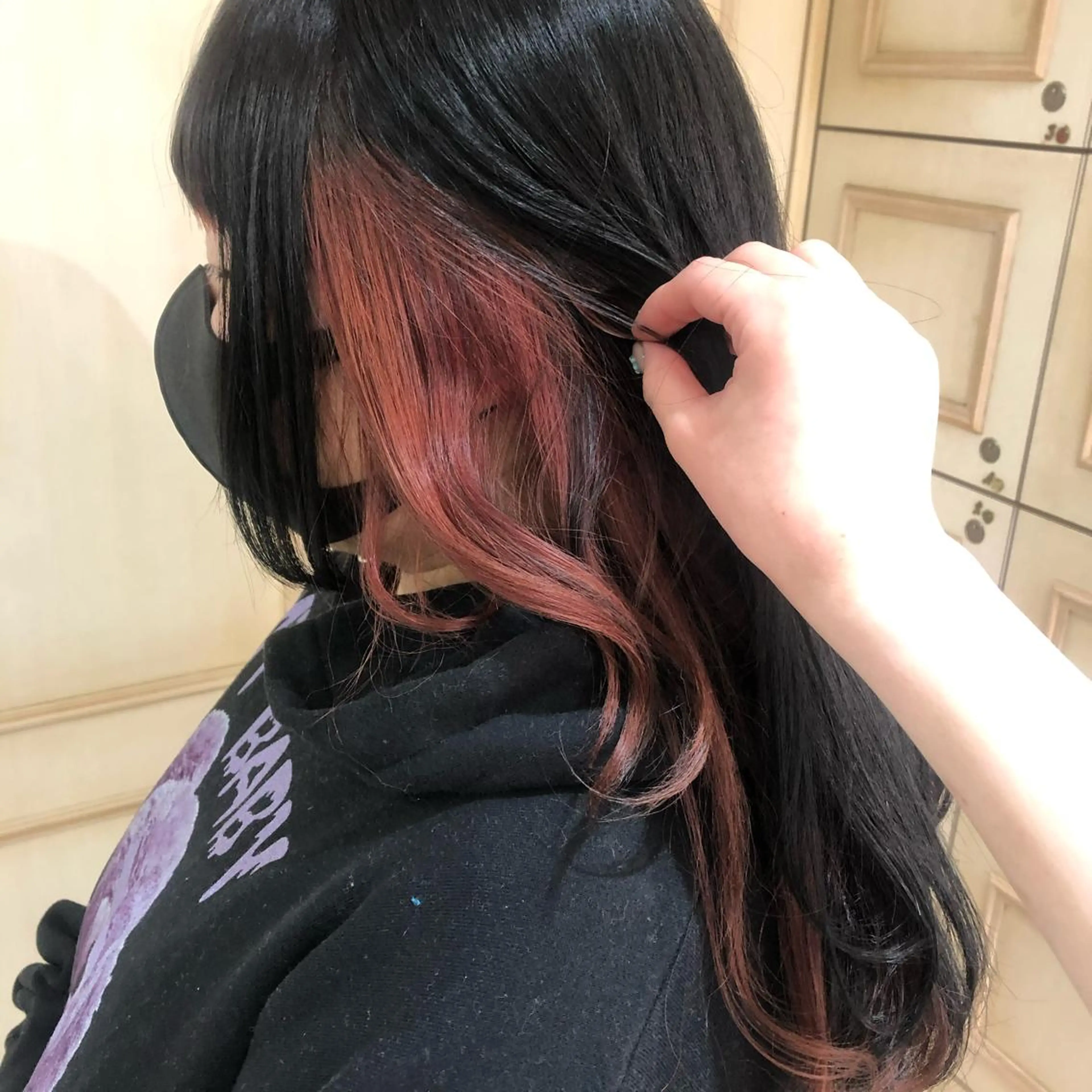 ロング カラー ヘアアレンジ 透明感カラー 古山 結季🌙🖤のヘアスタイル