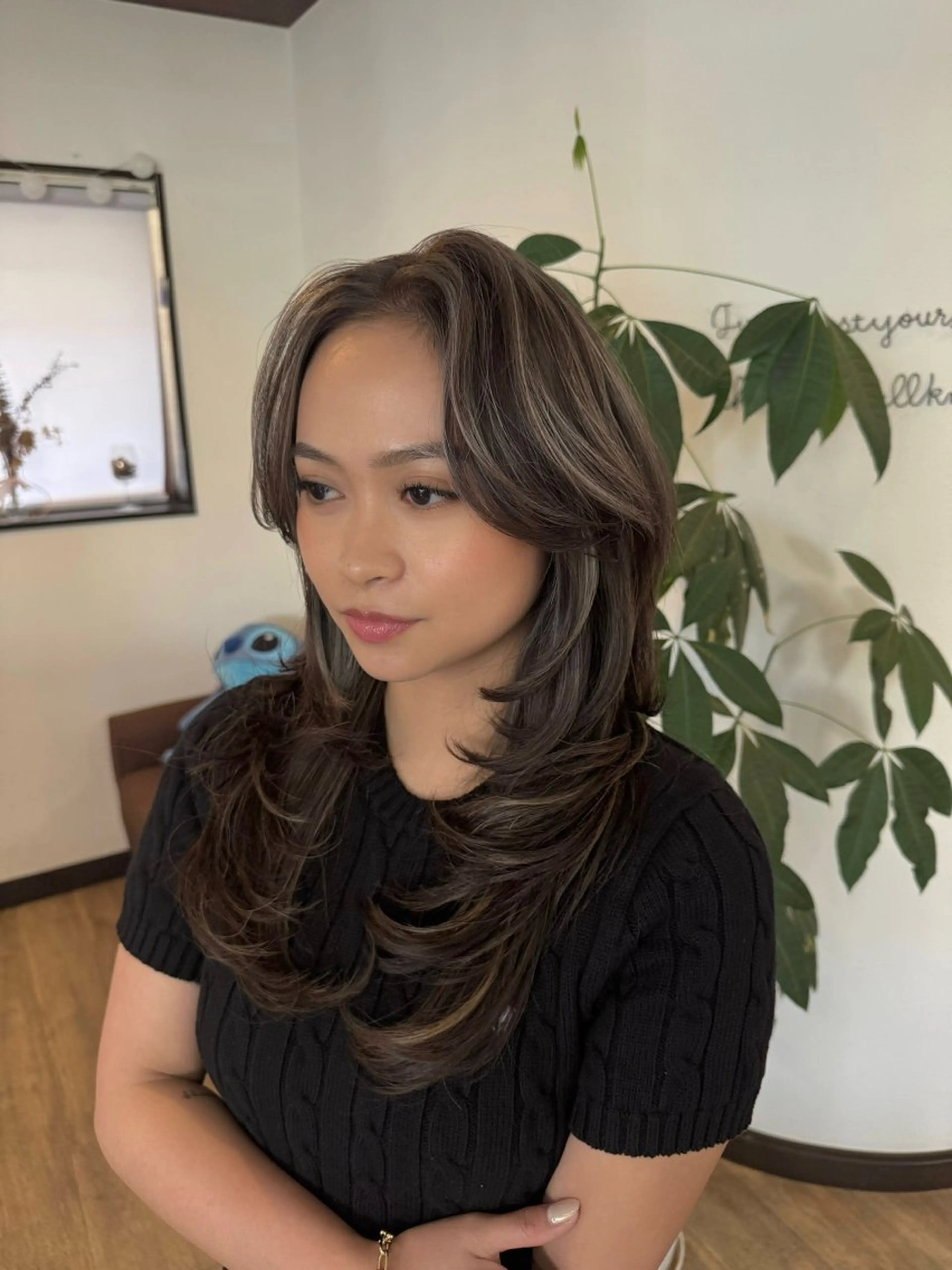 👑人気NO.1💗カット&海外ハイライト&ケアブリーチ&4stepトリートメント💗の写真