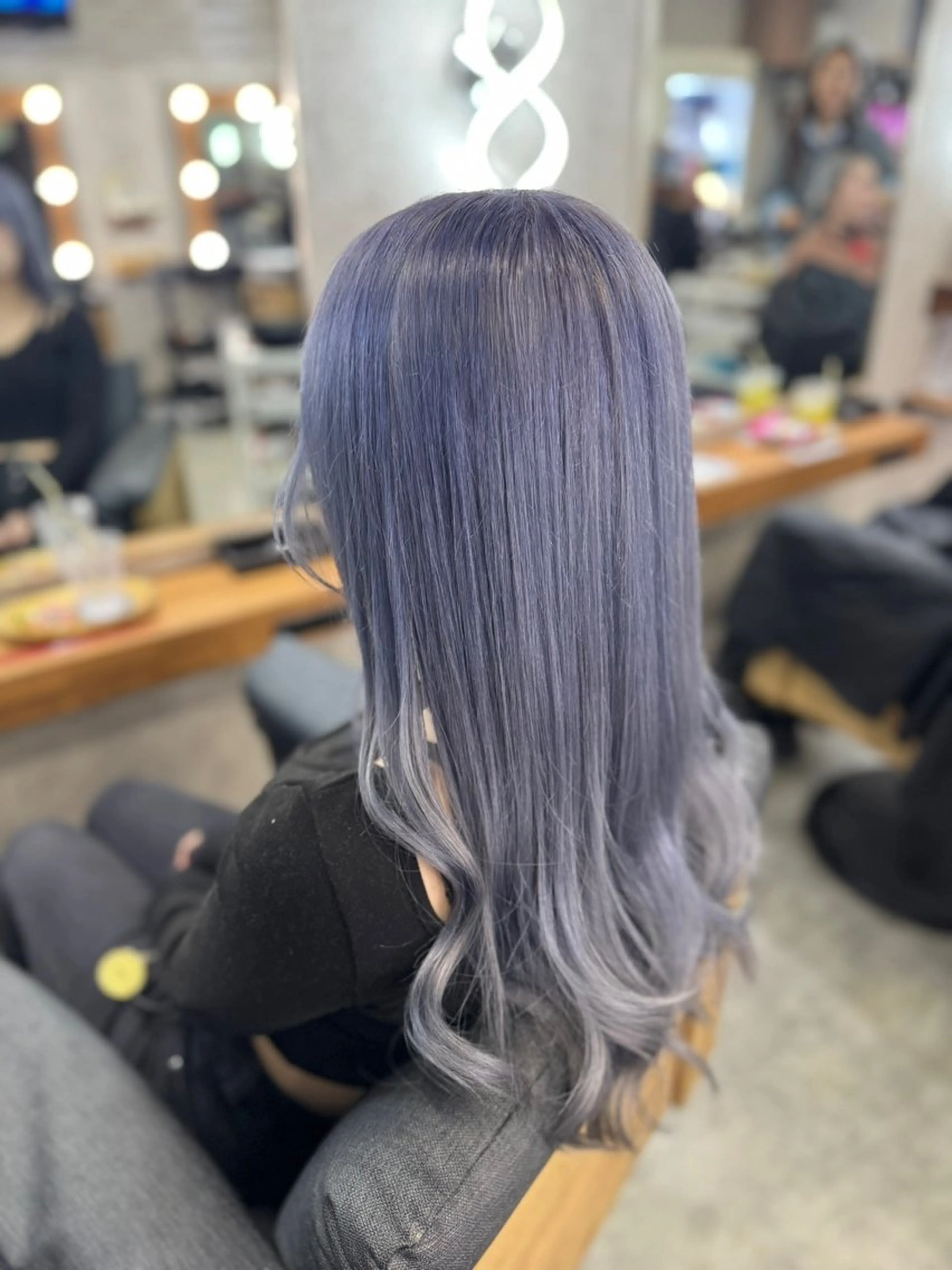 ロング パープルカラー エクステ/ハイトーン /特殊ヘアー　joeのヘアスタイル