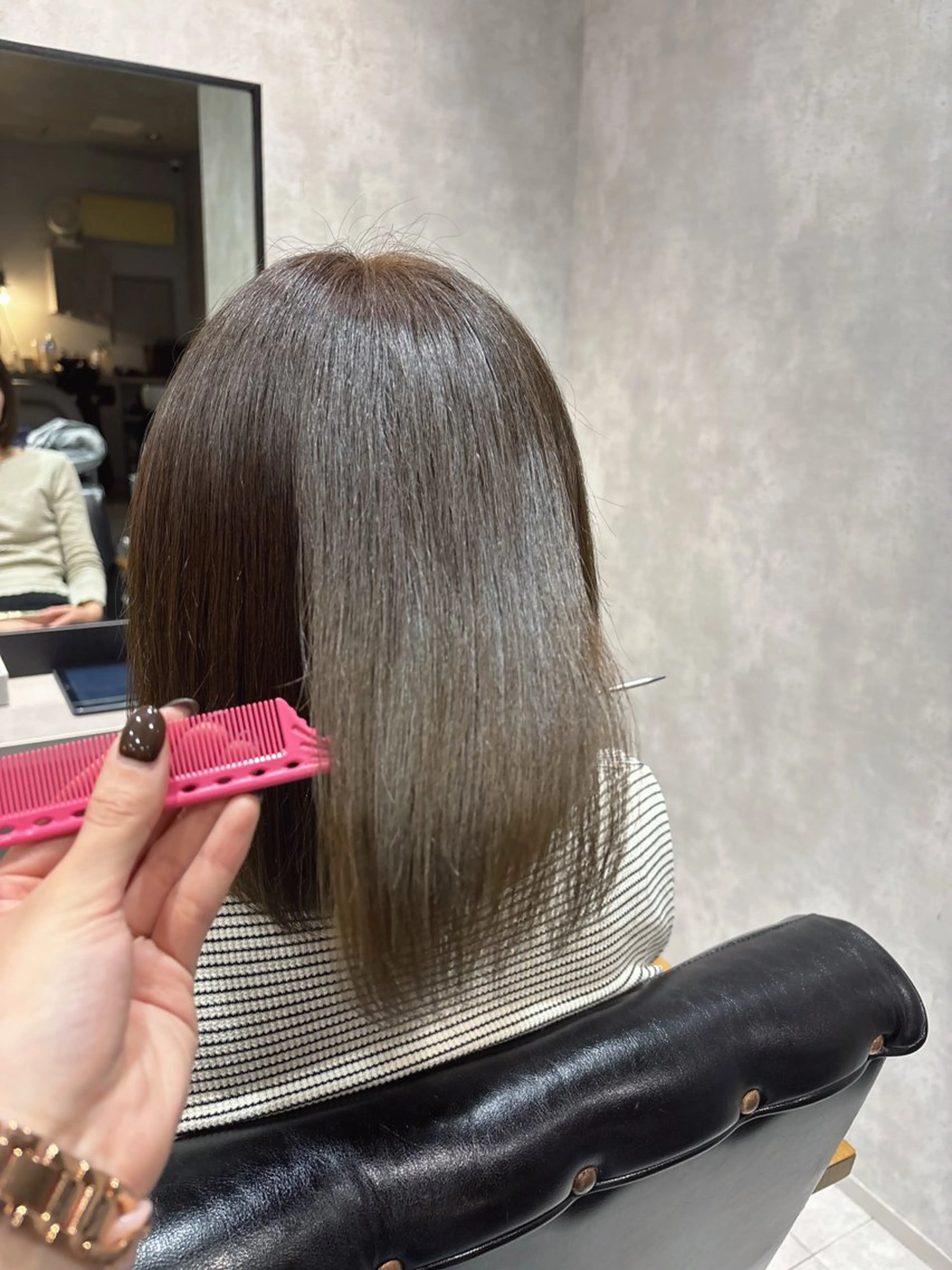 カラー 透明感カラー ヘアカラー 笹木 怜羅のヘアスタイル