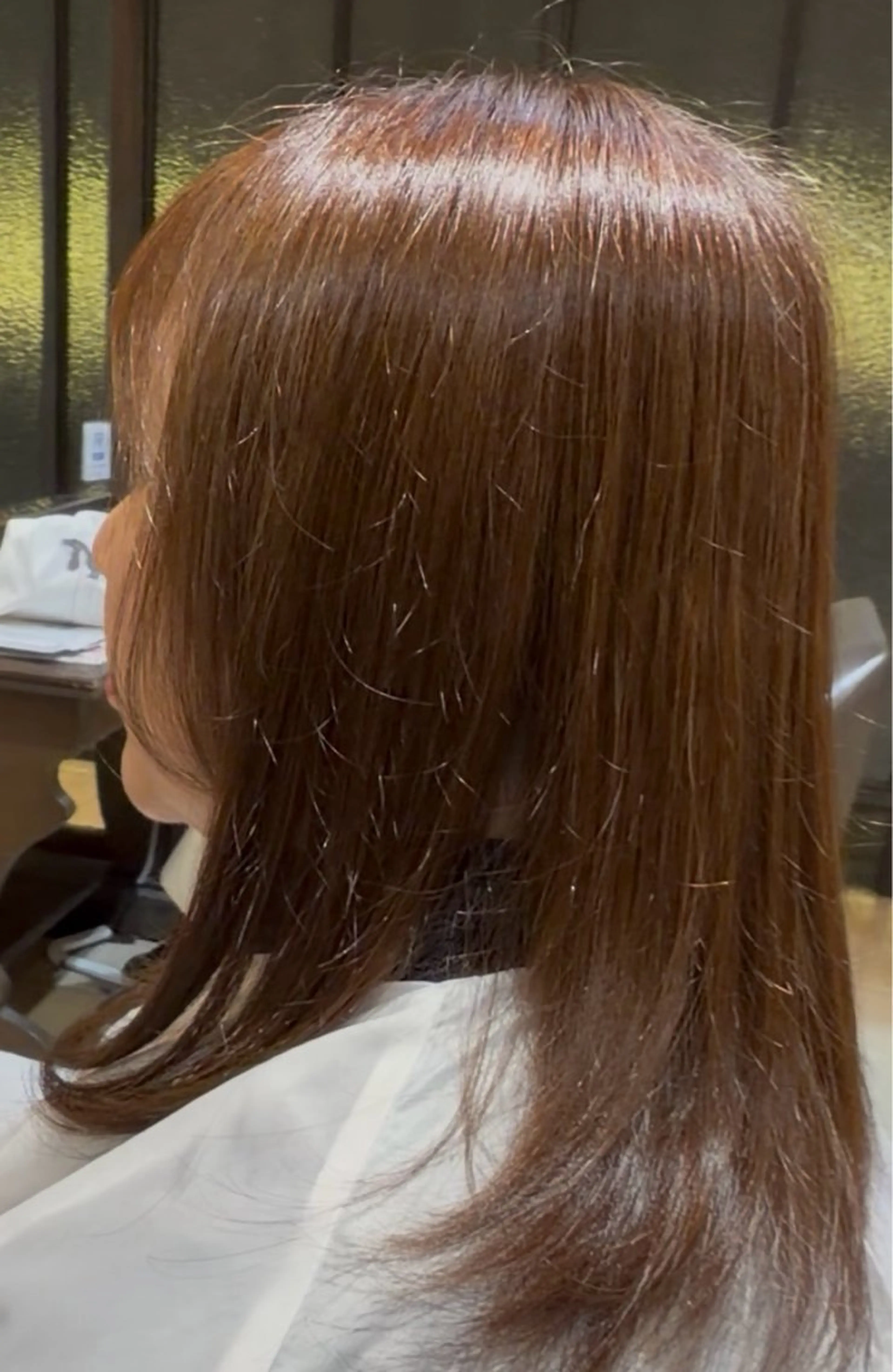 ミディアム カラー ブラウンカラー ヘアカラー あいみ モデル様募集中🎀のヘアスタイル