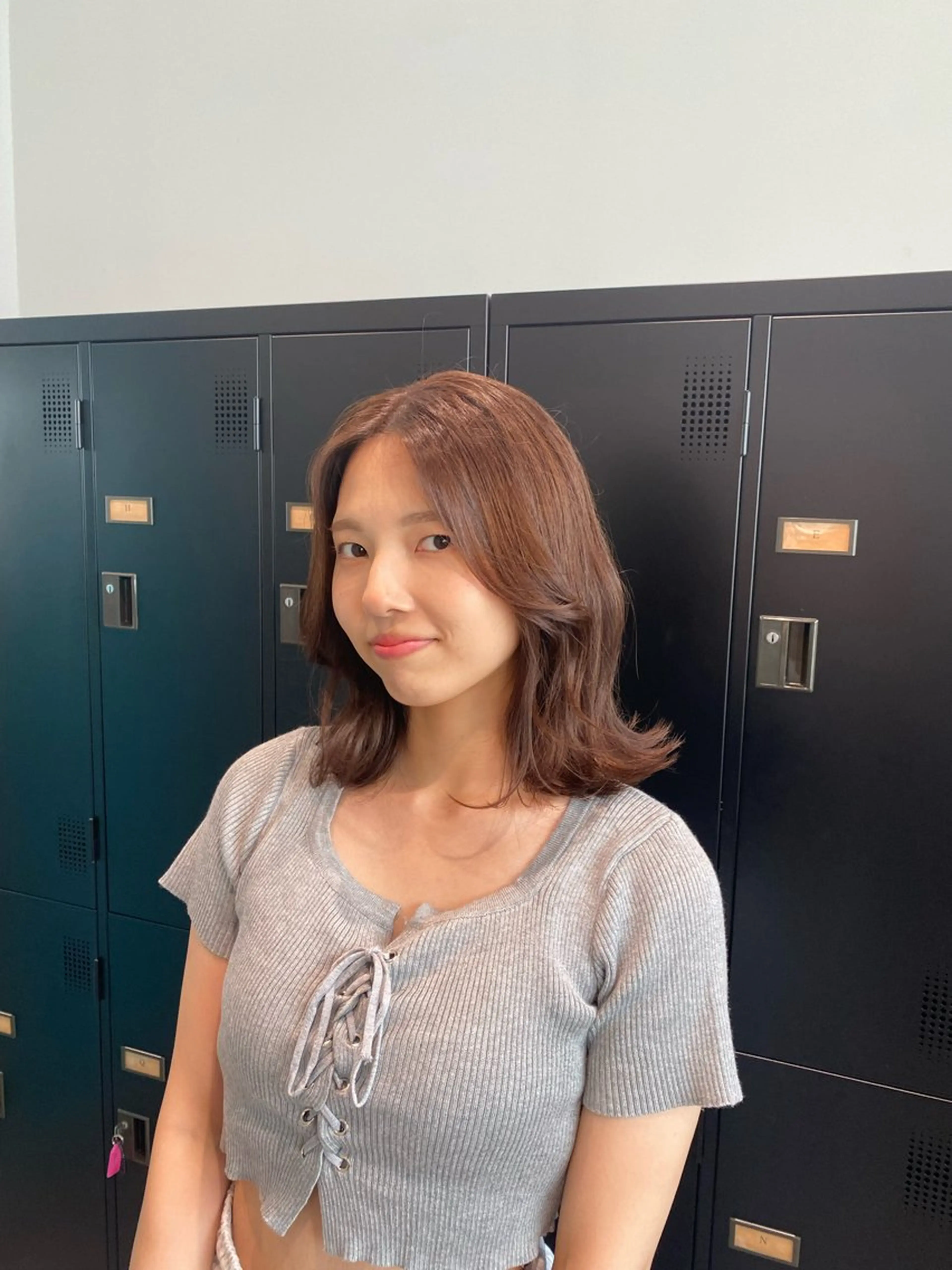 カラー 韓国ヘア AINA🐱のヘアスタイル