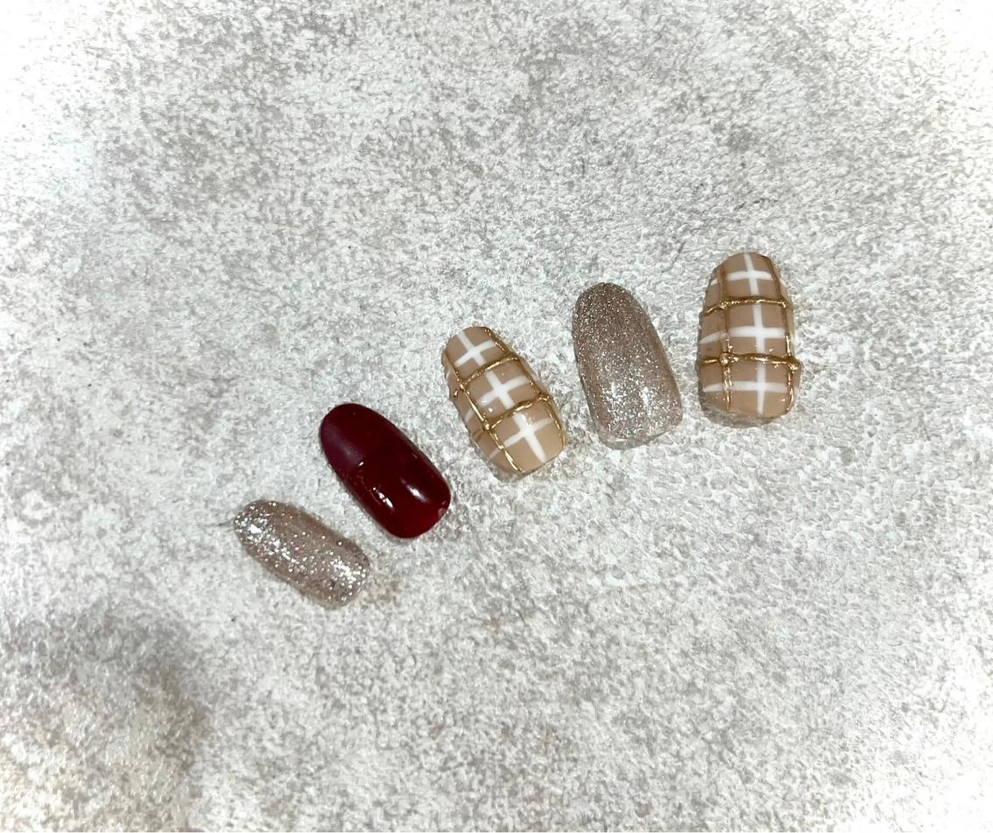 ネイル ニュアンスネイル 冬ネイル ハンドネイル Salon Ｋのネイルデザイン