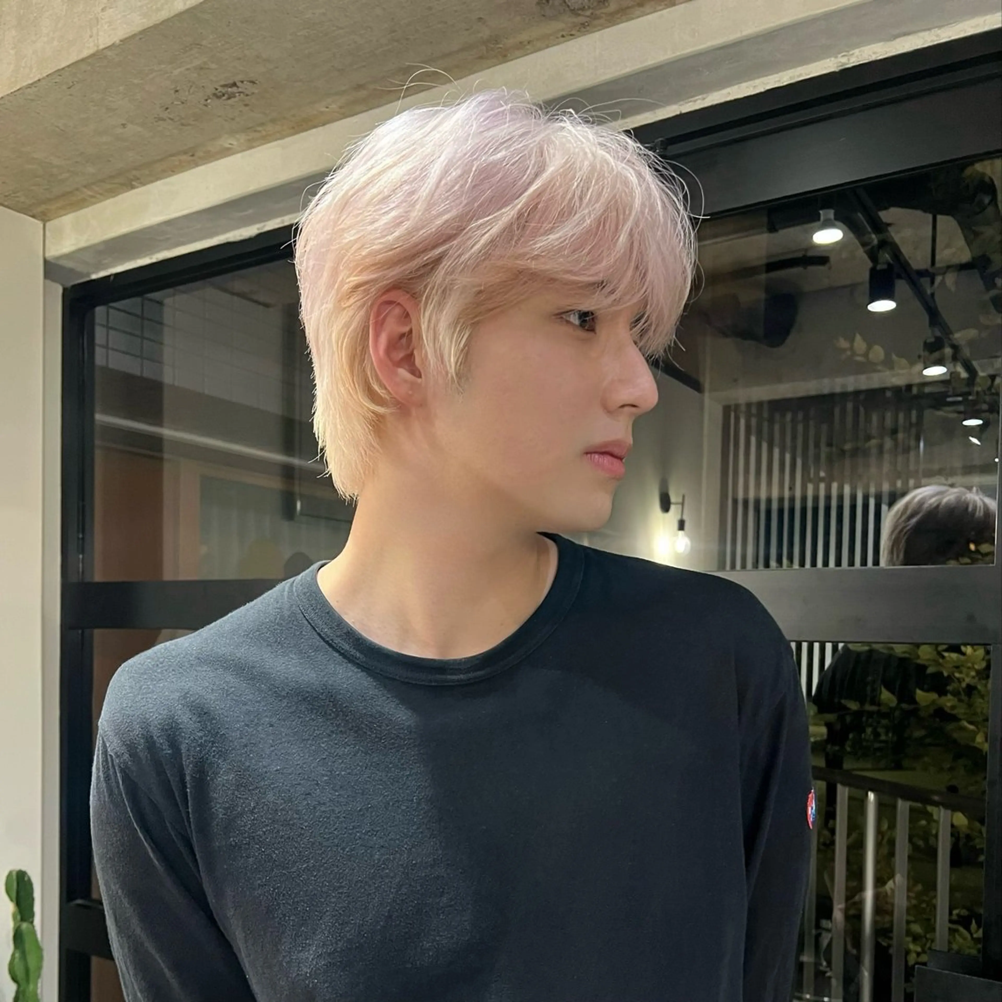 メンズ メンズブリーチ LA KING 👑 【ハーツ】艶髪のヘアスタイル