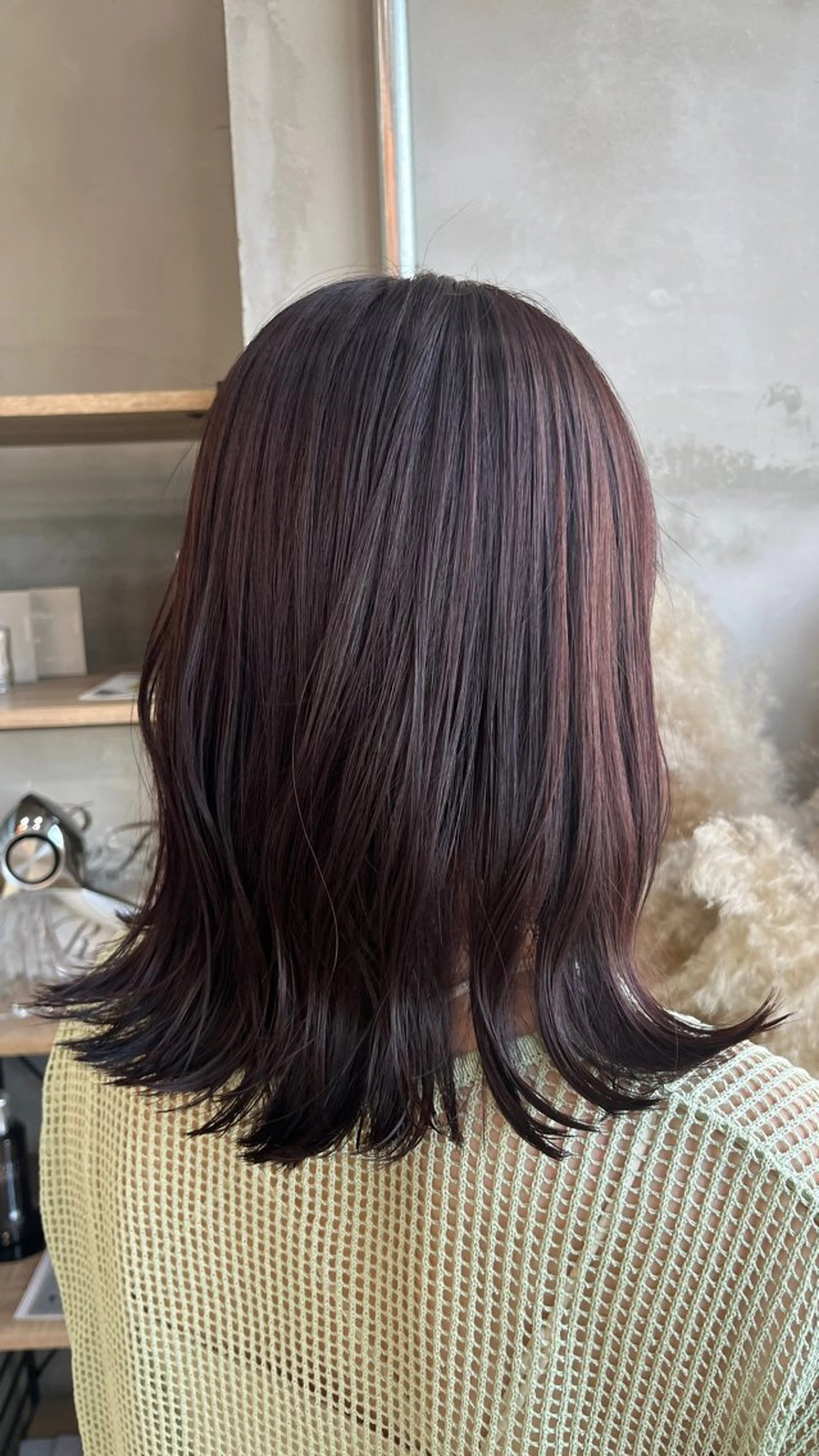 カラー 田中 萌のヘアスタイル