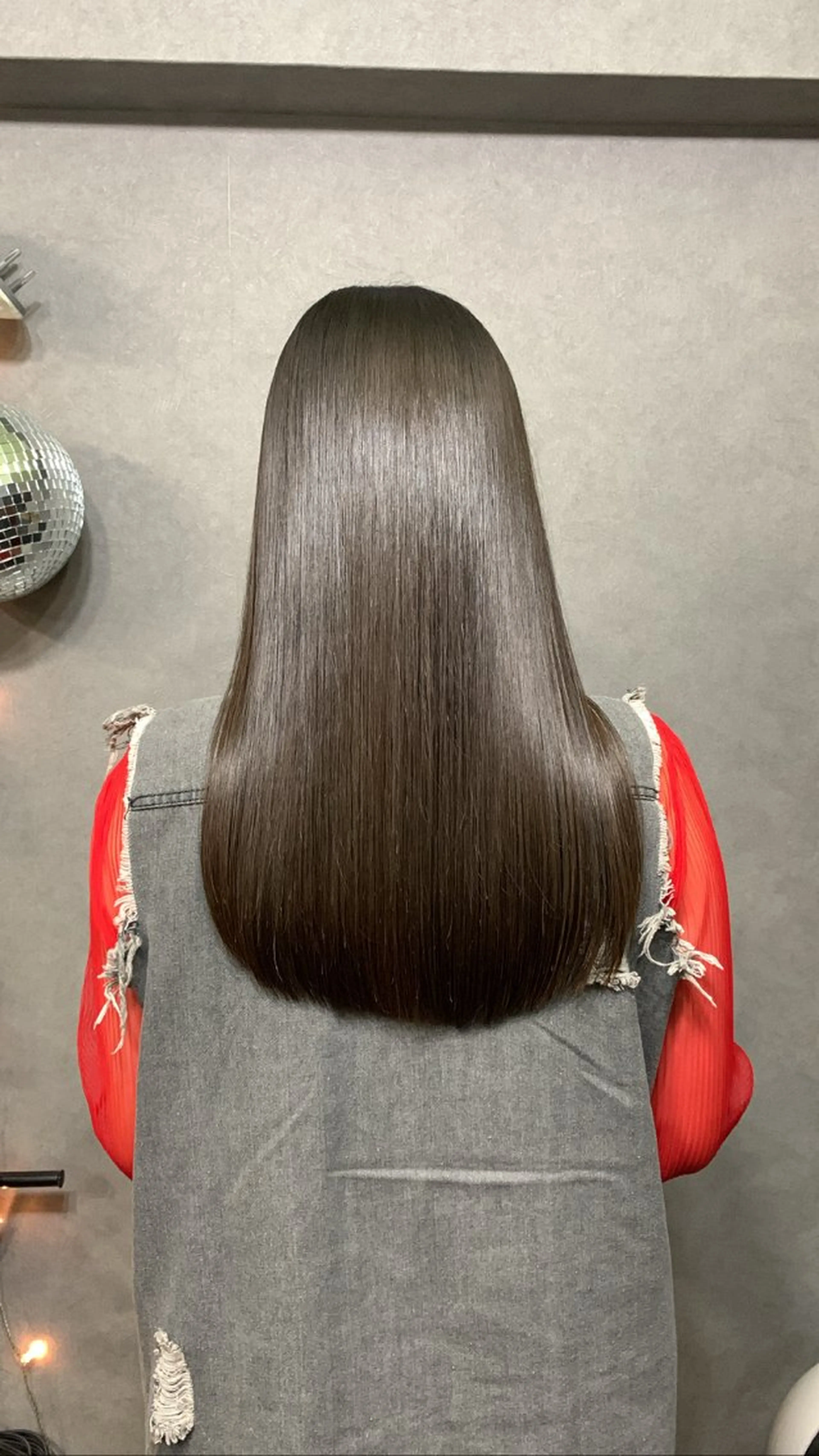 ロング 髪質改善 縮毛矯正 トリートメント カット トリートメント chouette/ 根本優希のヘアスタイル