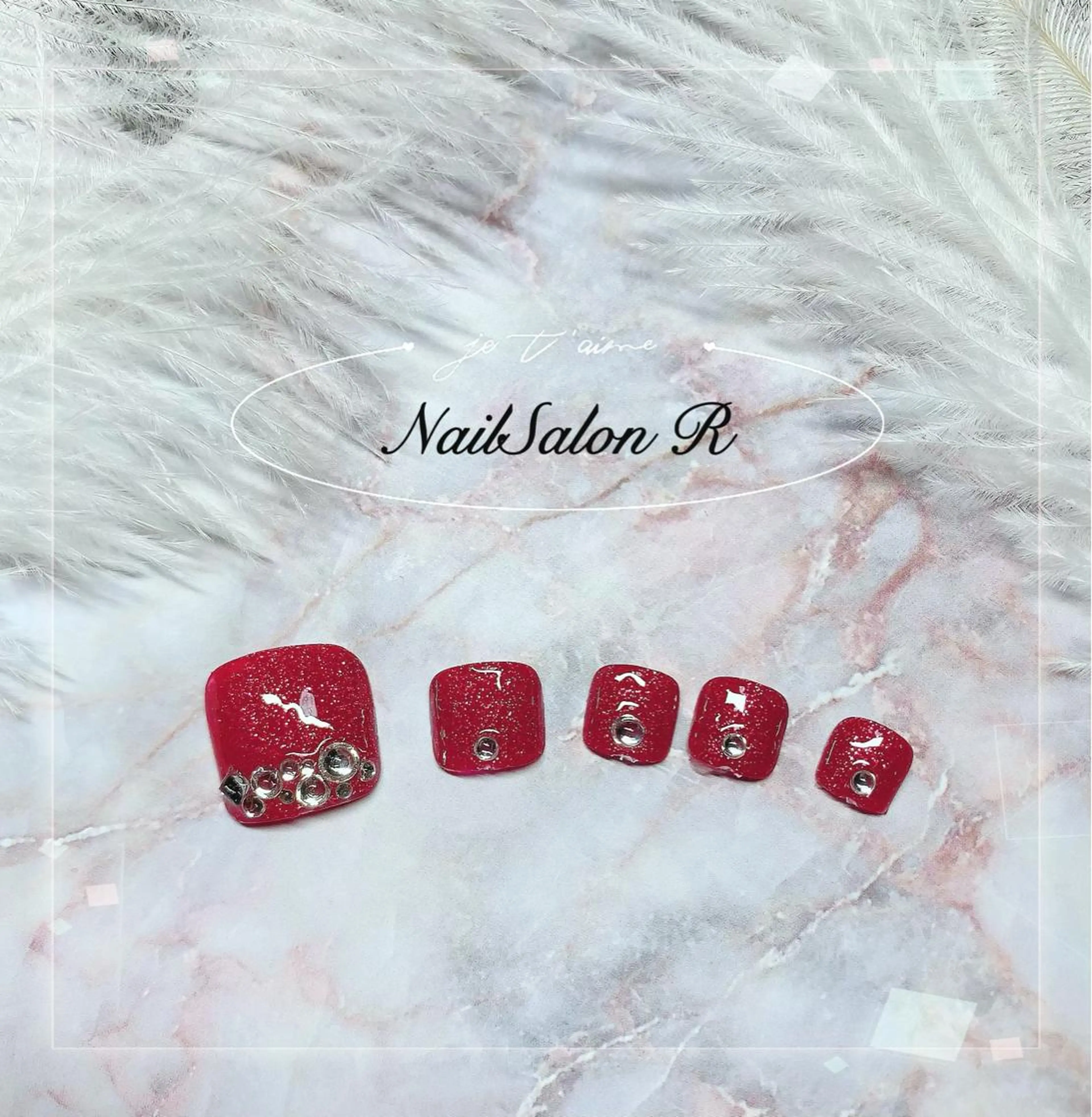 ネイル フットネイル NailSalon R(ネイルサロンアール)所属・NailSalonR 宮里のネイルデザイン