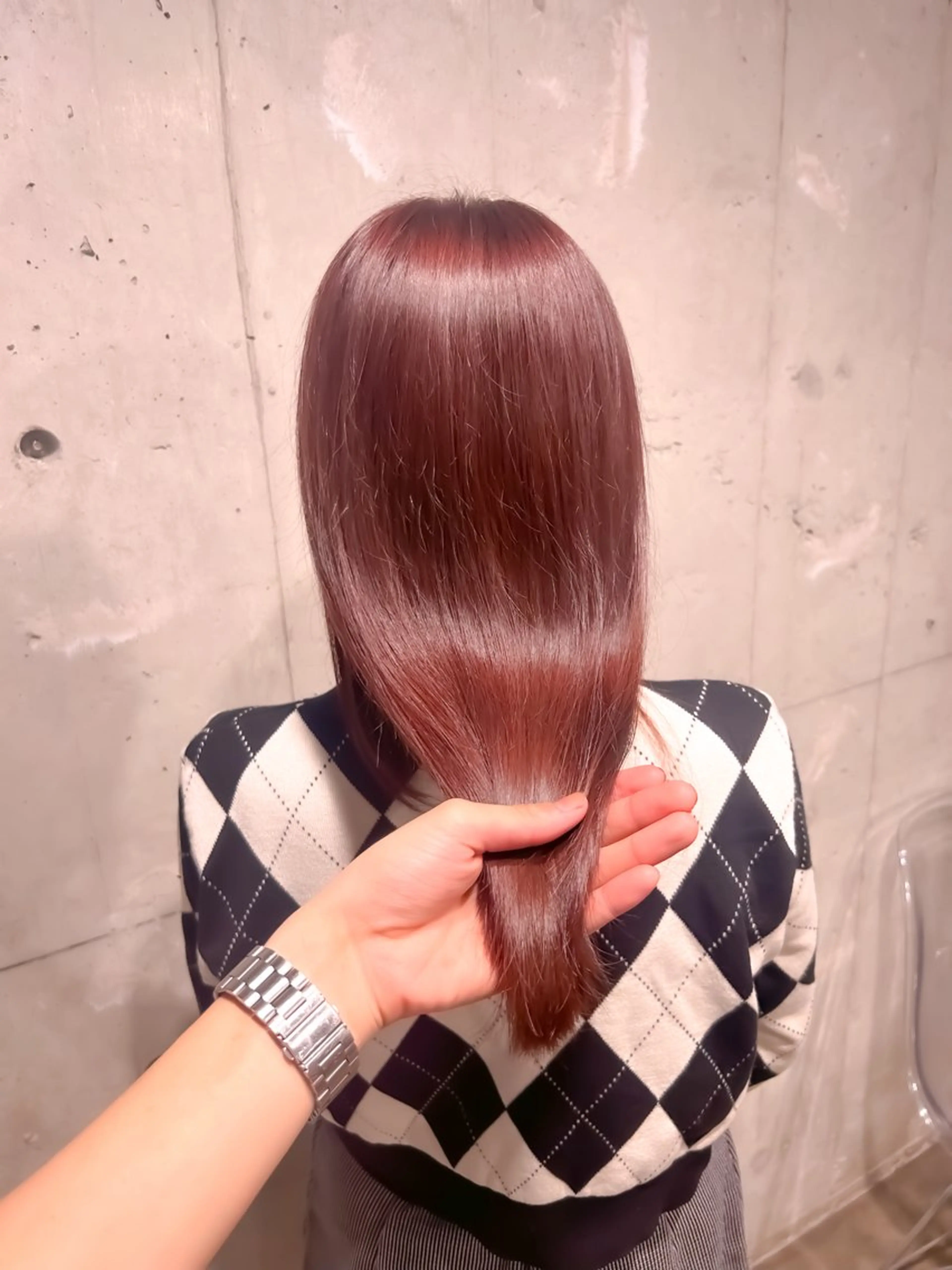 ミディアム カラー パーマ ヘアアレンジ メンズ メンズブリーチ ブリーチ ブラウンカラー ブリーチなしカラー ピンクカラー 【縮毛矯正ブリーチ】 MANATO🌈のヘアスタイル