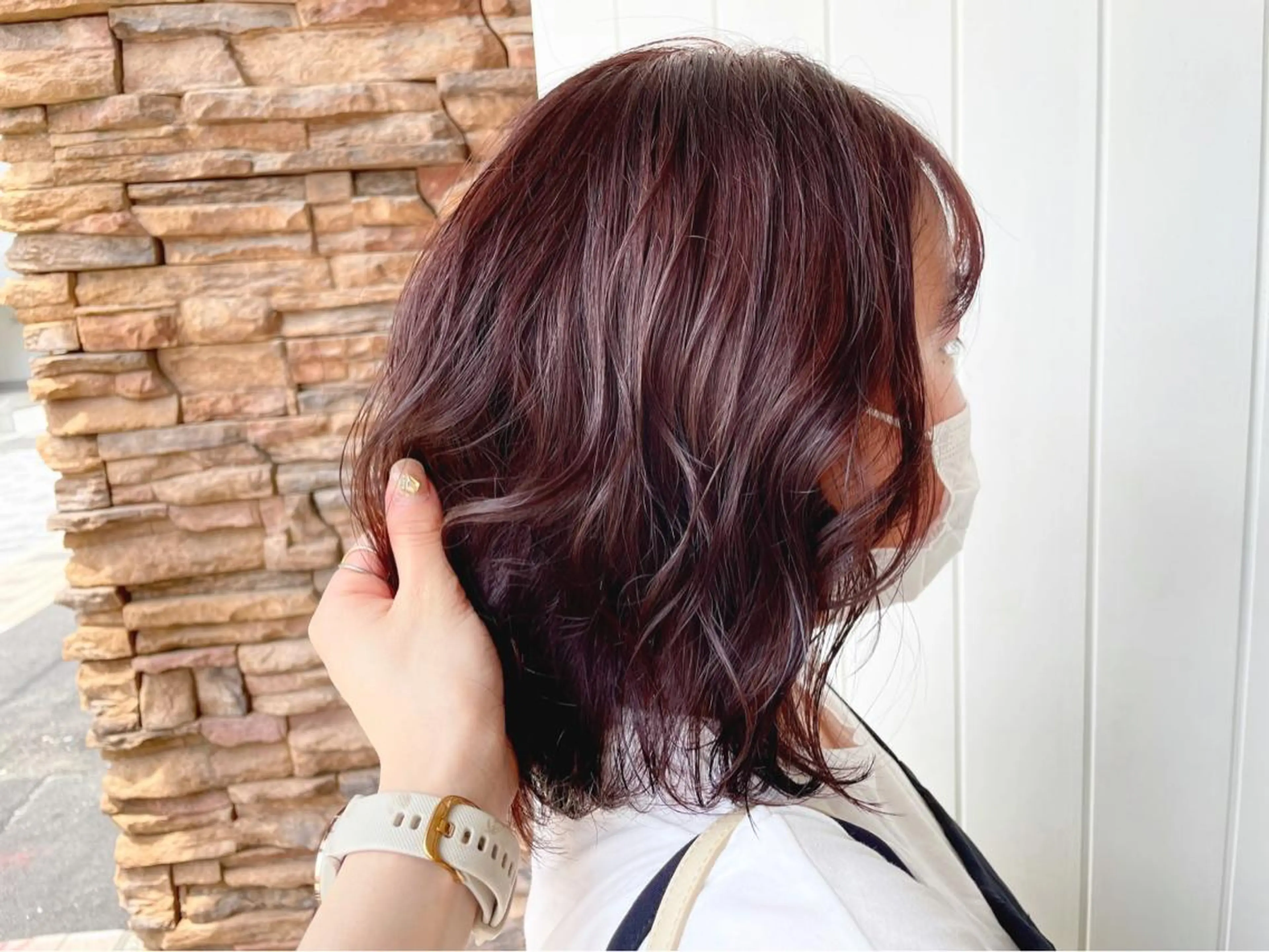 ミディアム カラー 髪質改善✨️透明感カ ラー✧*。山下さいみのヘアスタイル