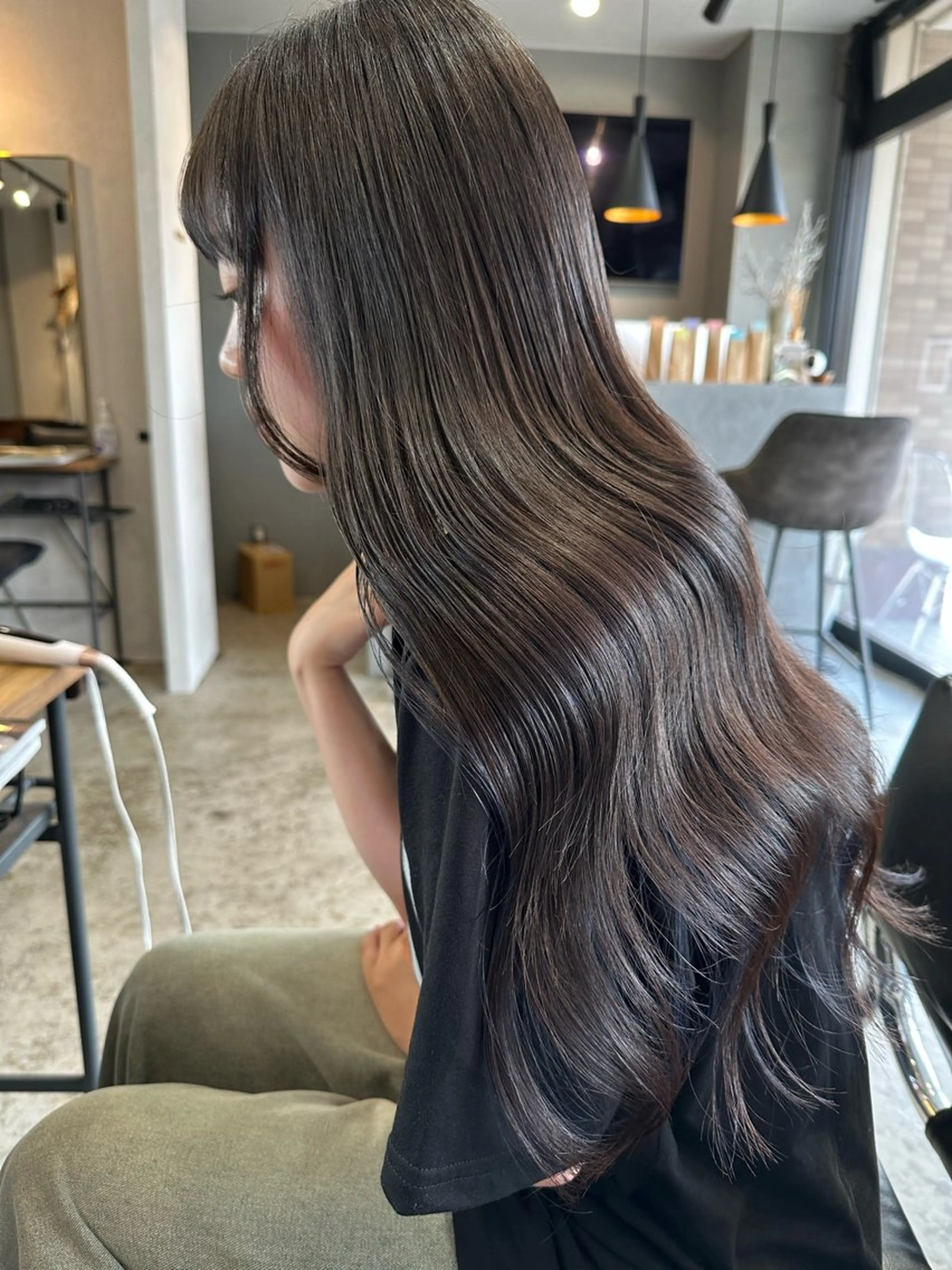 ロング カラー カット ヘアカラー トリートメント 🍀石川尚之🍀 HELIMのヘアスタイル