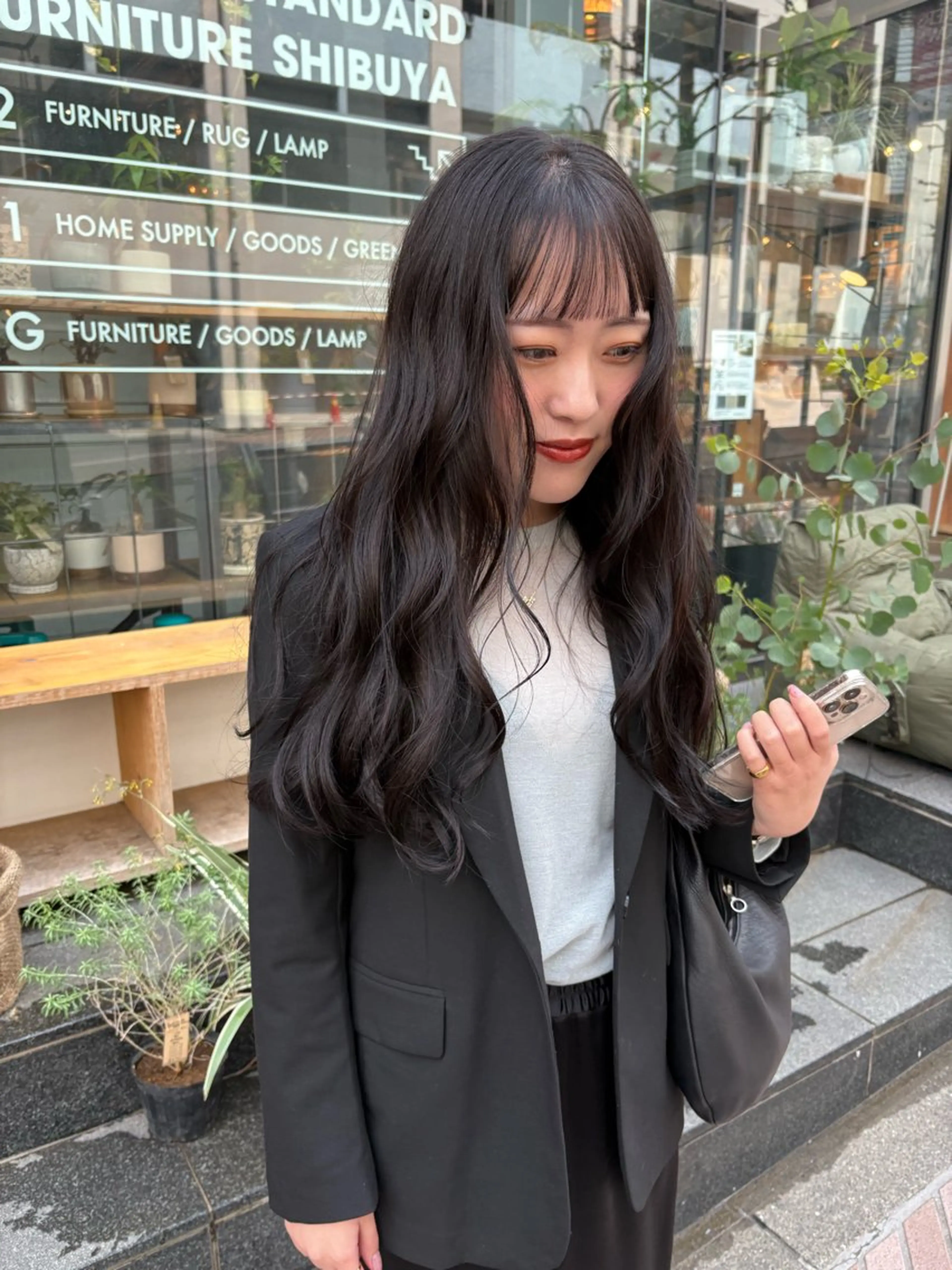 ロング カラー 似合わせ｜レイヤー 🪩yurikaのヘアスタイル