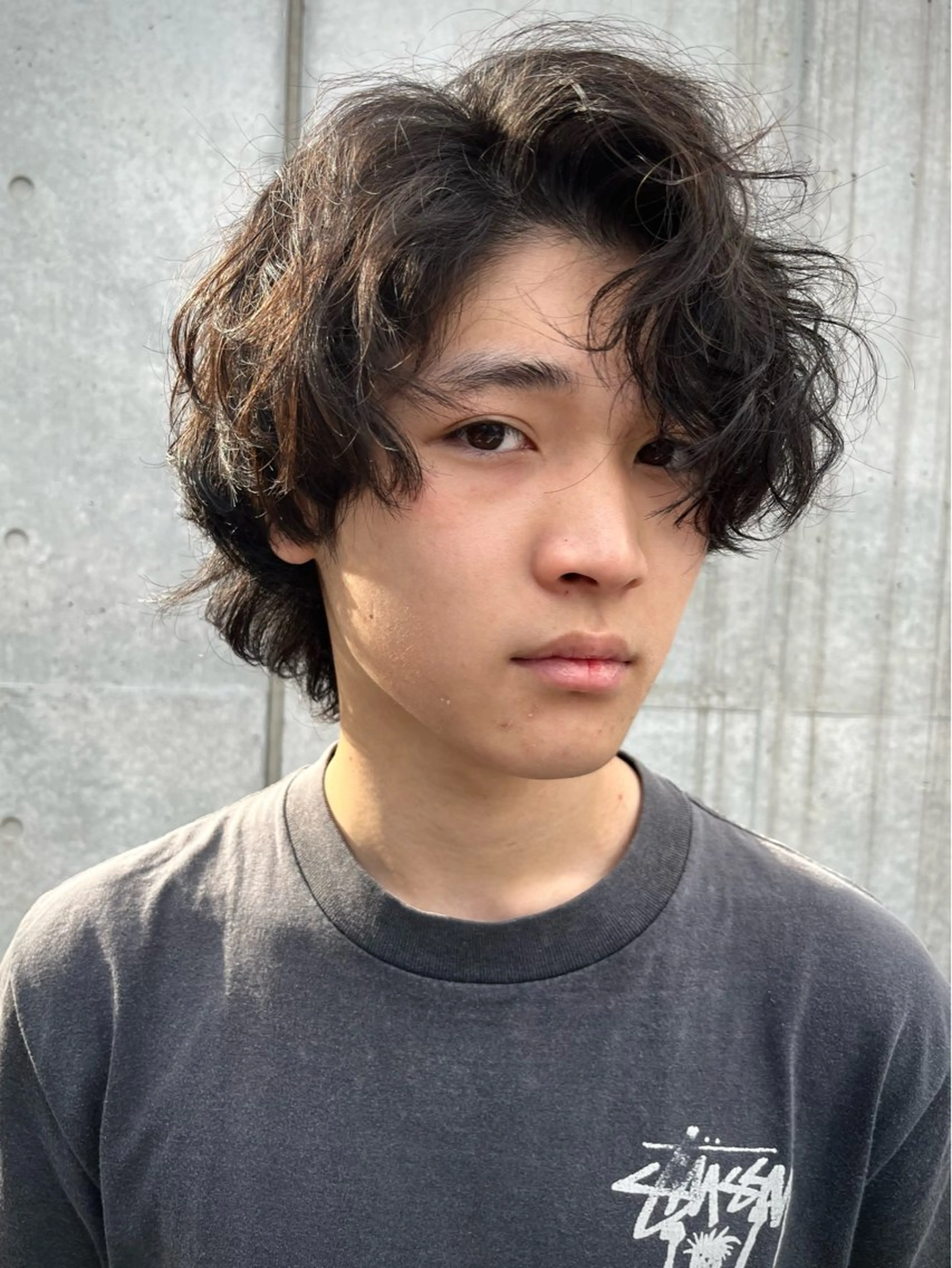 ミディアム パーマ メンズ Koichi Satoのヘアスタイル
