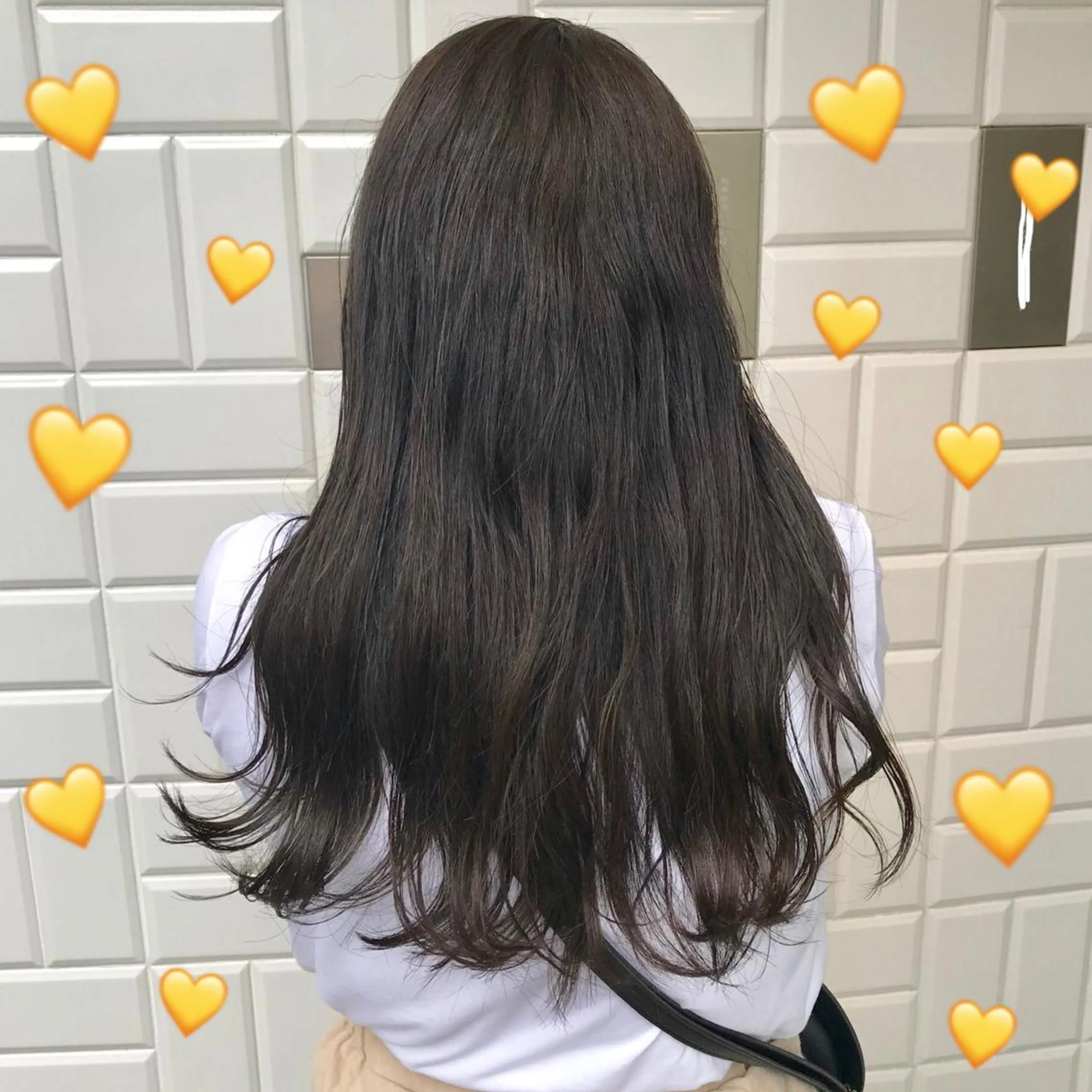 ロング カラー ヘアカラー アオイ🩵暖色 /まろやかカラーのヘアスタイル