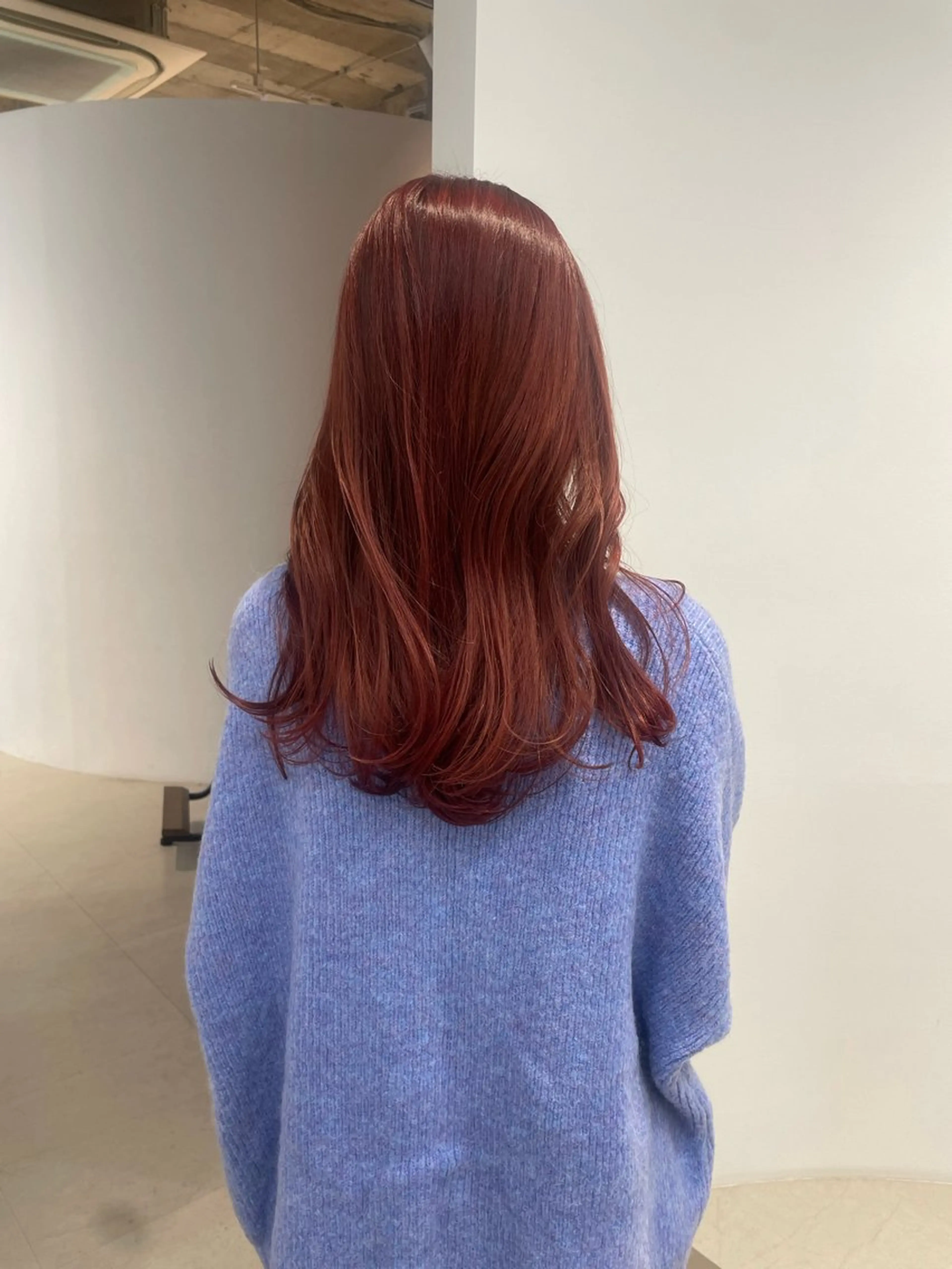 セミロング カラー カット ヘアカラー 𝘚𝘶𝘻𝘶 𓂃𓈒𓏸のヘアスタイル