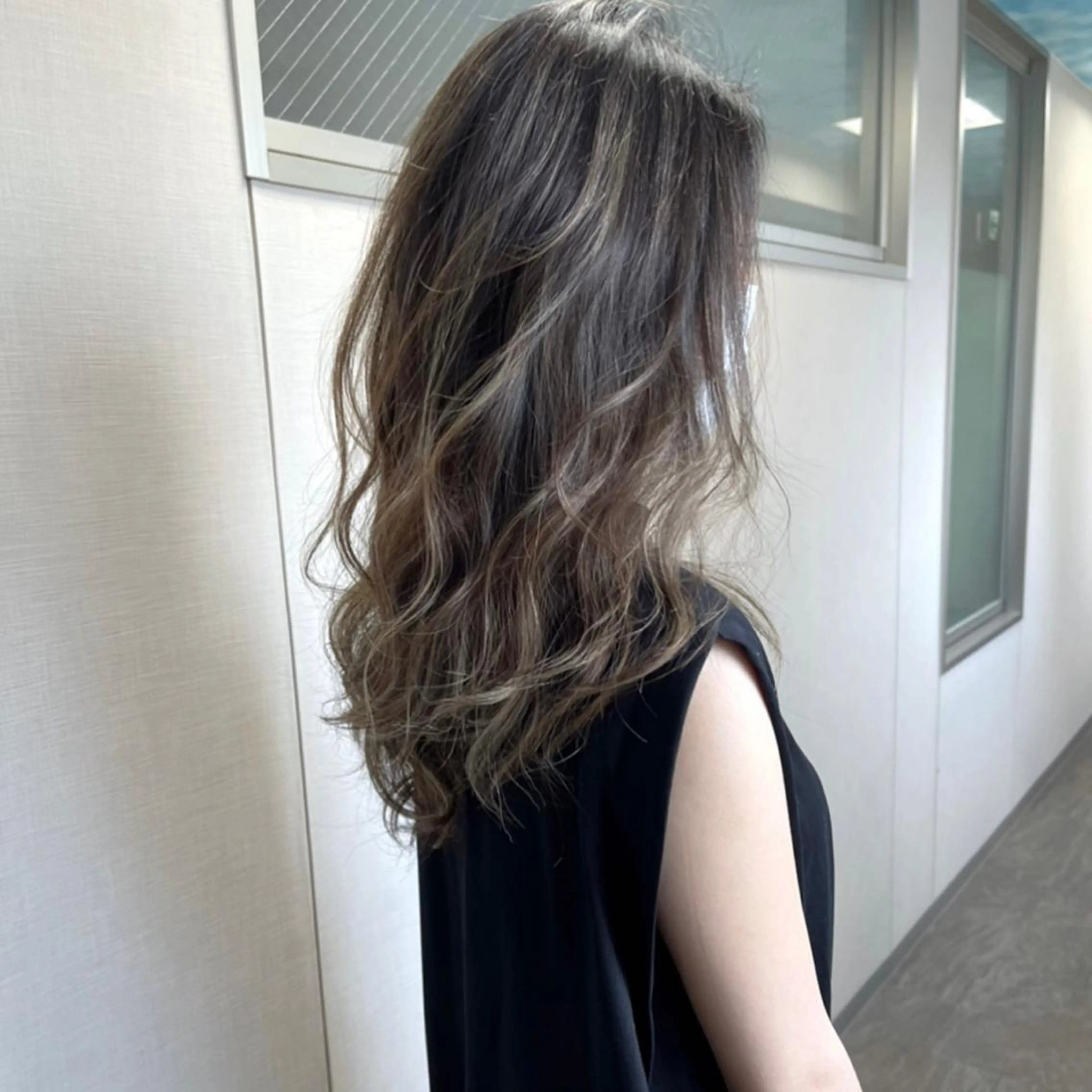 ロング カラー ヘアアレンジ ブリーチ ハイライトカラー ハイライト ヘアカラー 松井那津子 /ハイライトブリーチのヘアスタイル