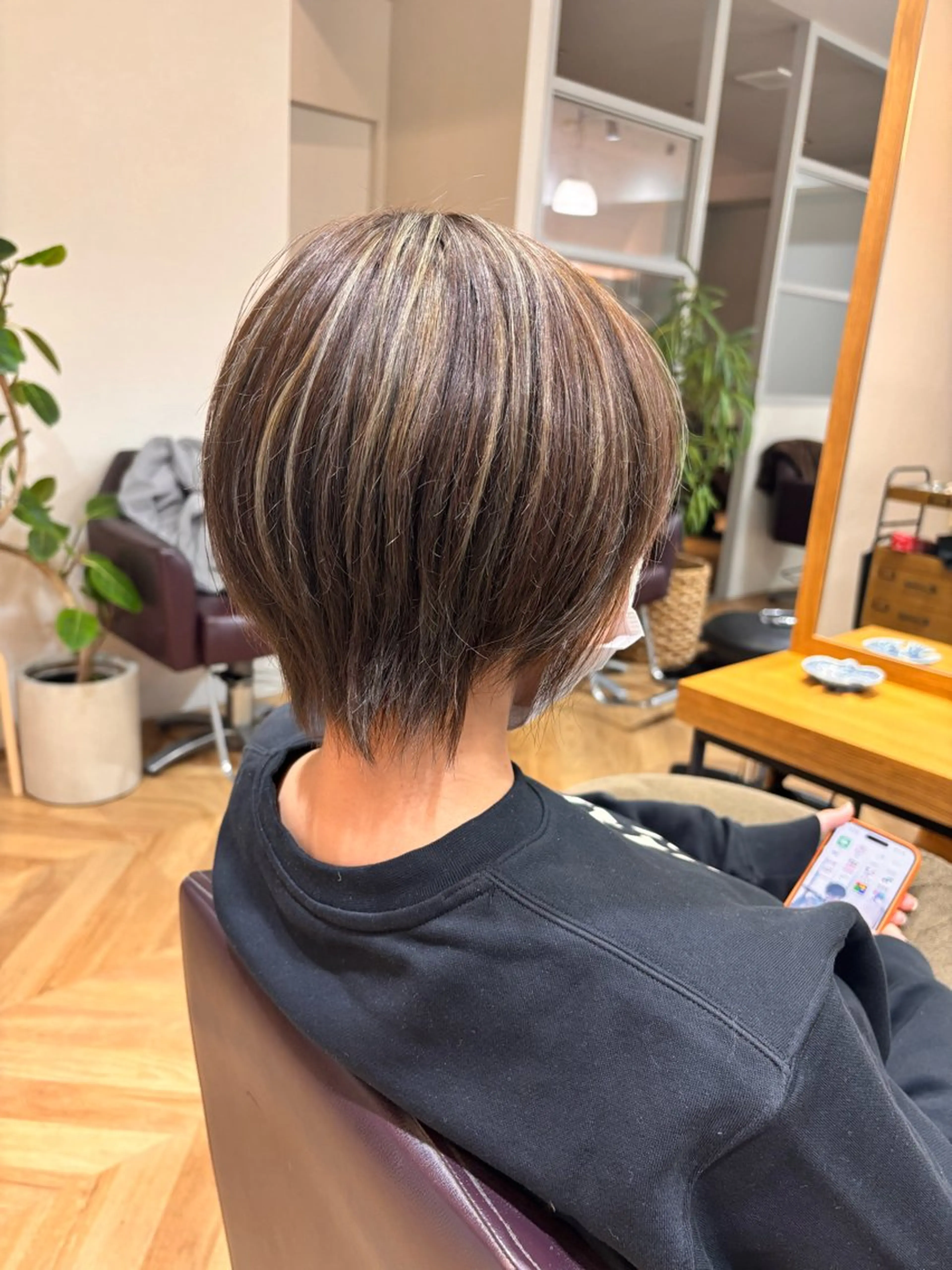 カラー ハイライトカラー 高橋 唯のヘアスタイル