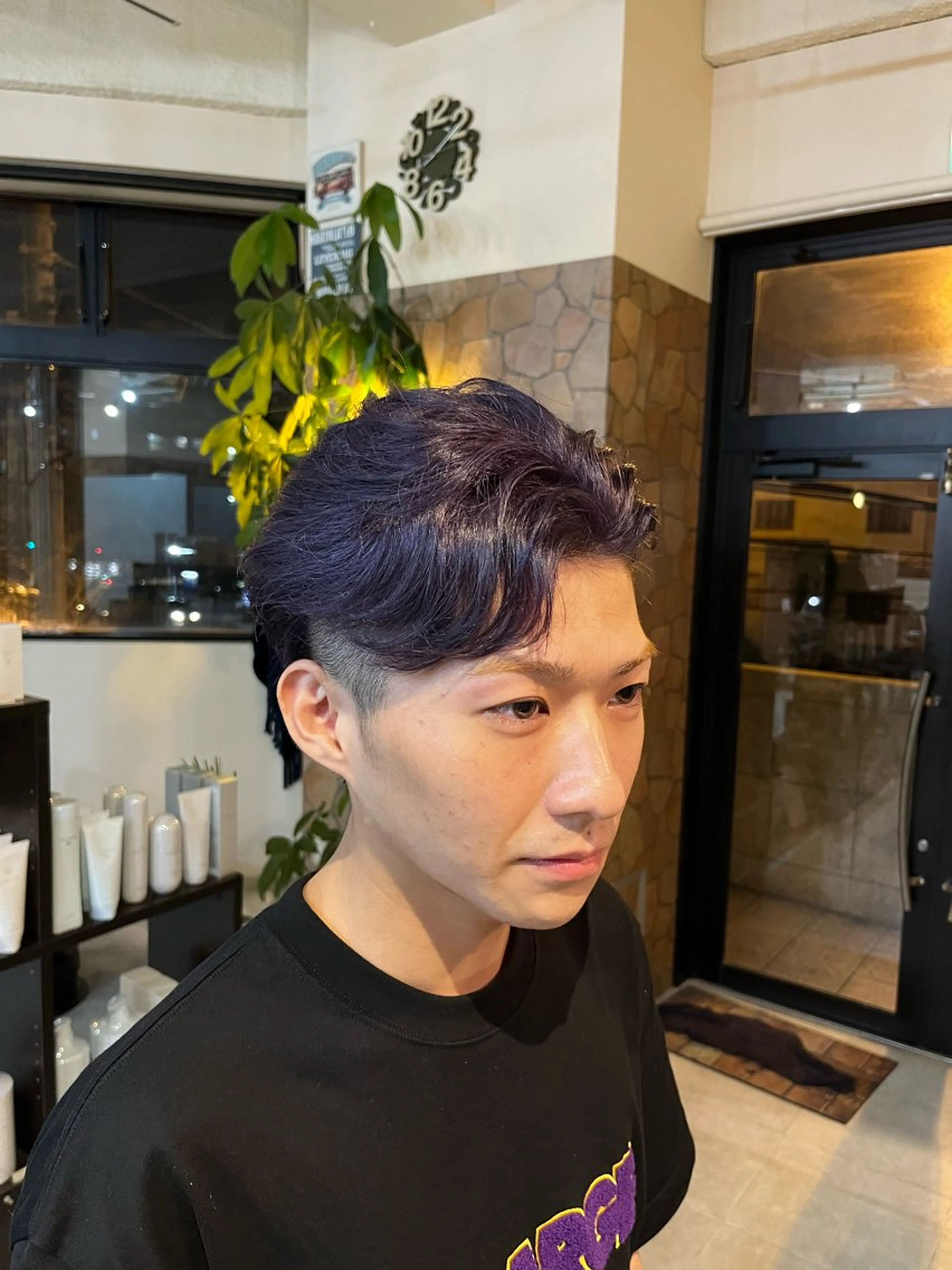 ショート カラー メンズ ヘアカラー うるツヤ髪ハイトーン /けーすけのヘアスタイル