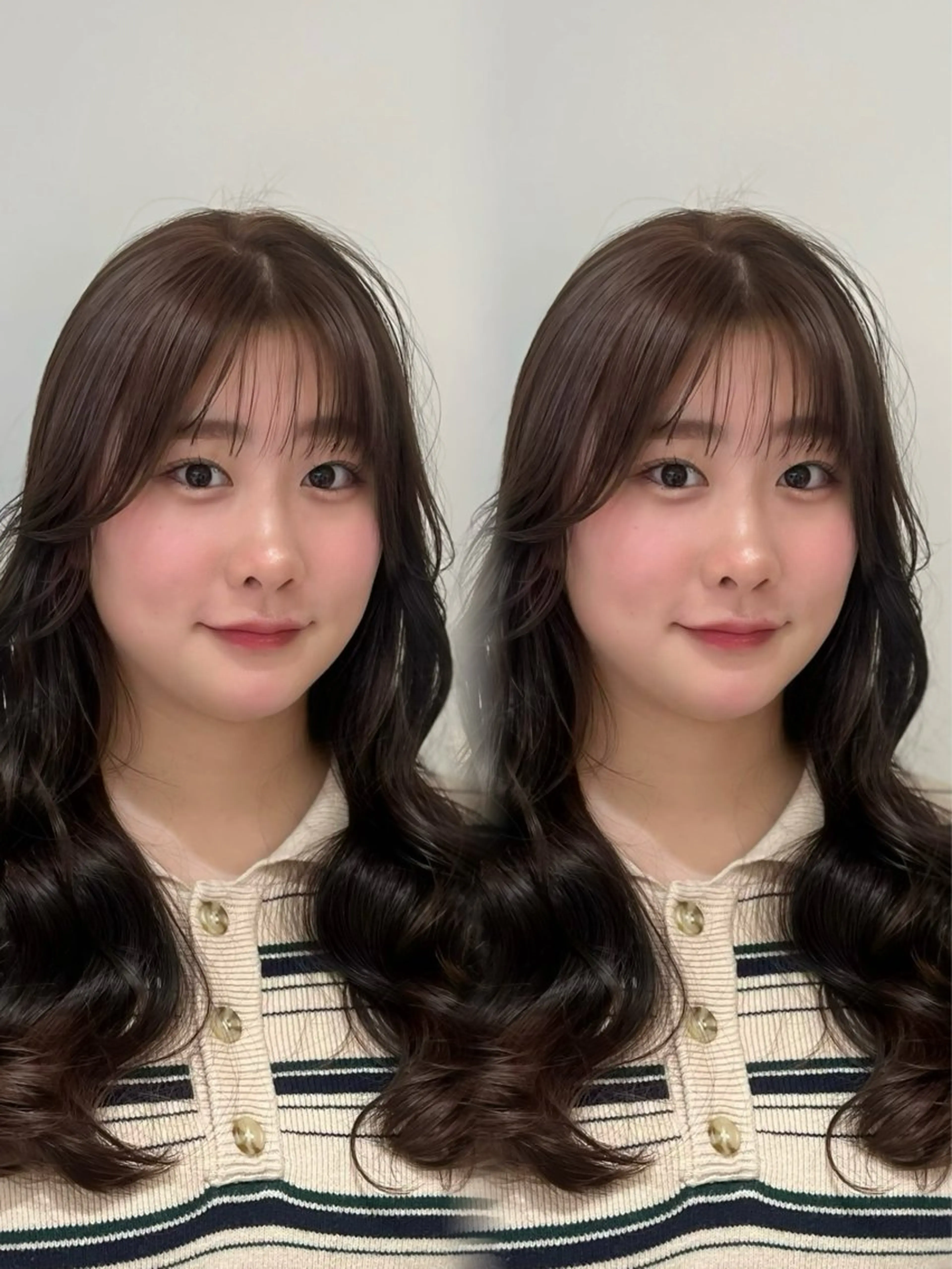 【アイロン巻きセット】波、くびれ、韓国巻き可愛く巻きます❤︎ ※ストレート仕上がりでも🙆🏼♀️の写真