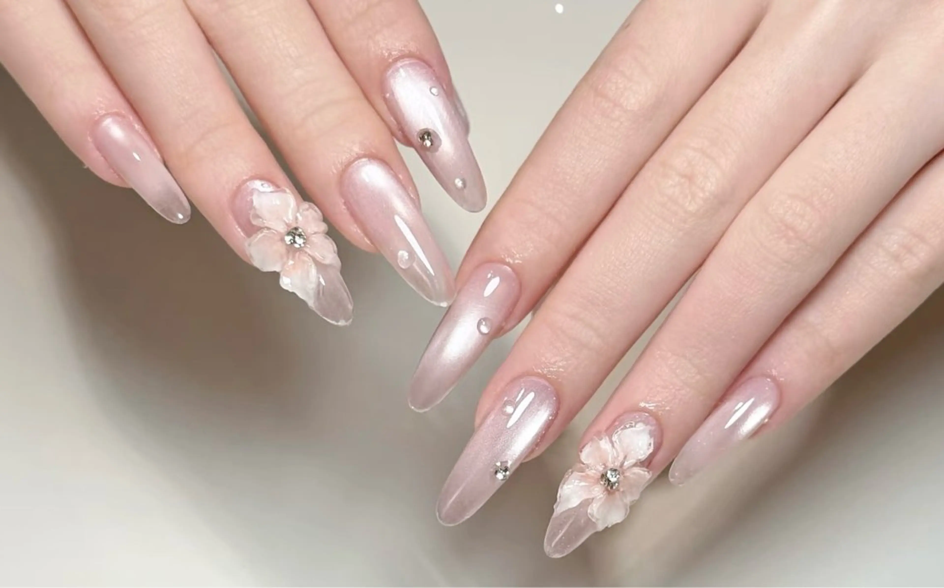 ネイル Horie 雪のネイルデザイン