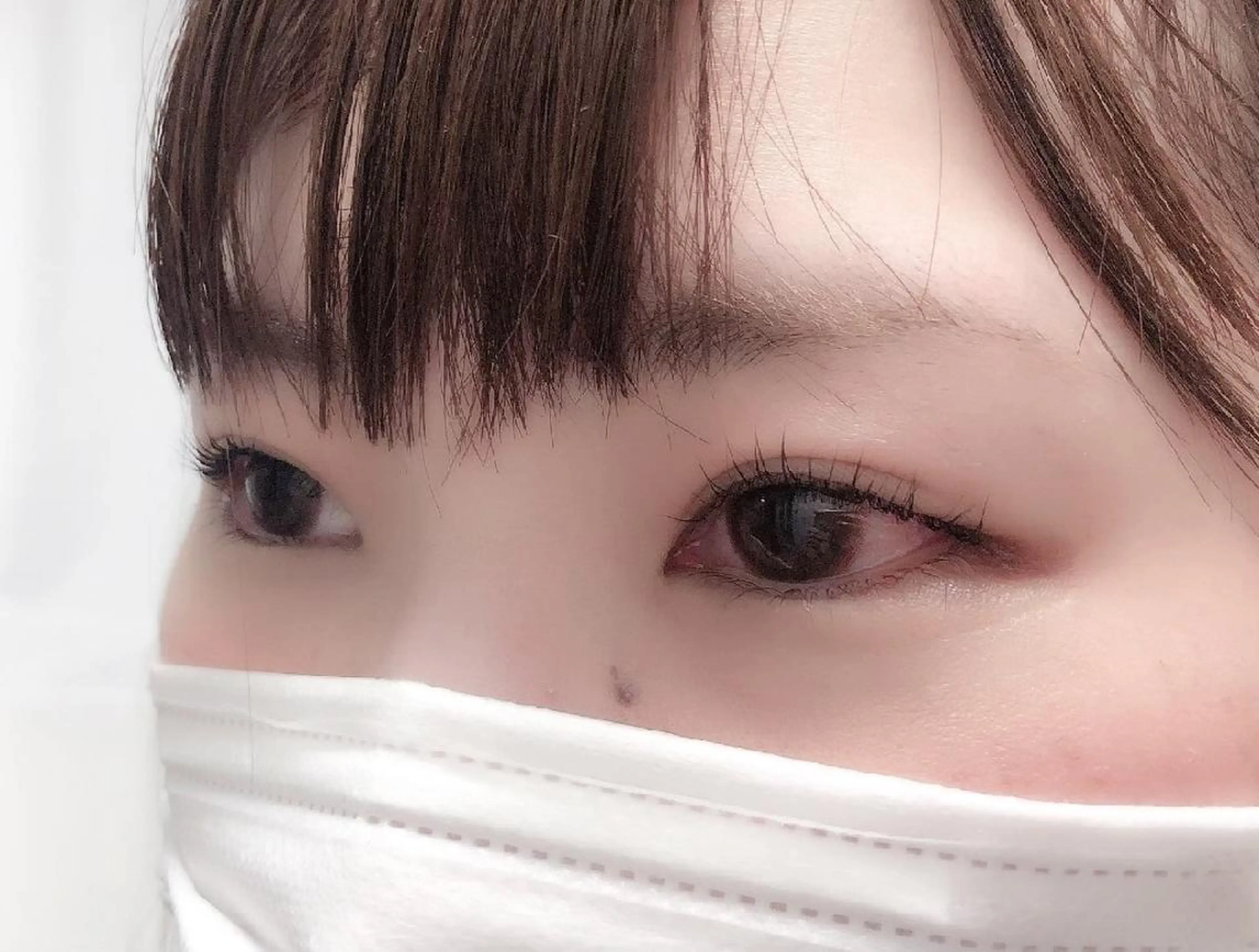 マツエク・マツパ 付け放題 フラットラッシュ ナチュラル まつげパーマ 下まつげエクステ マツパ 吉岡 ゆうなのマツエク・マツパデザイン