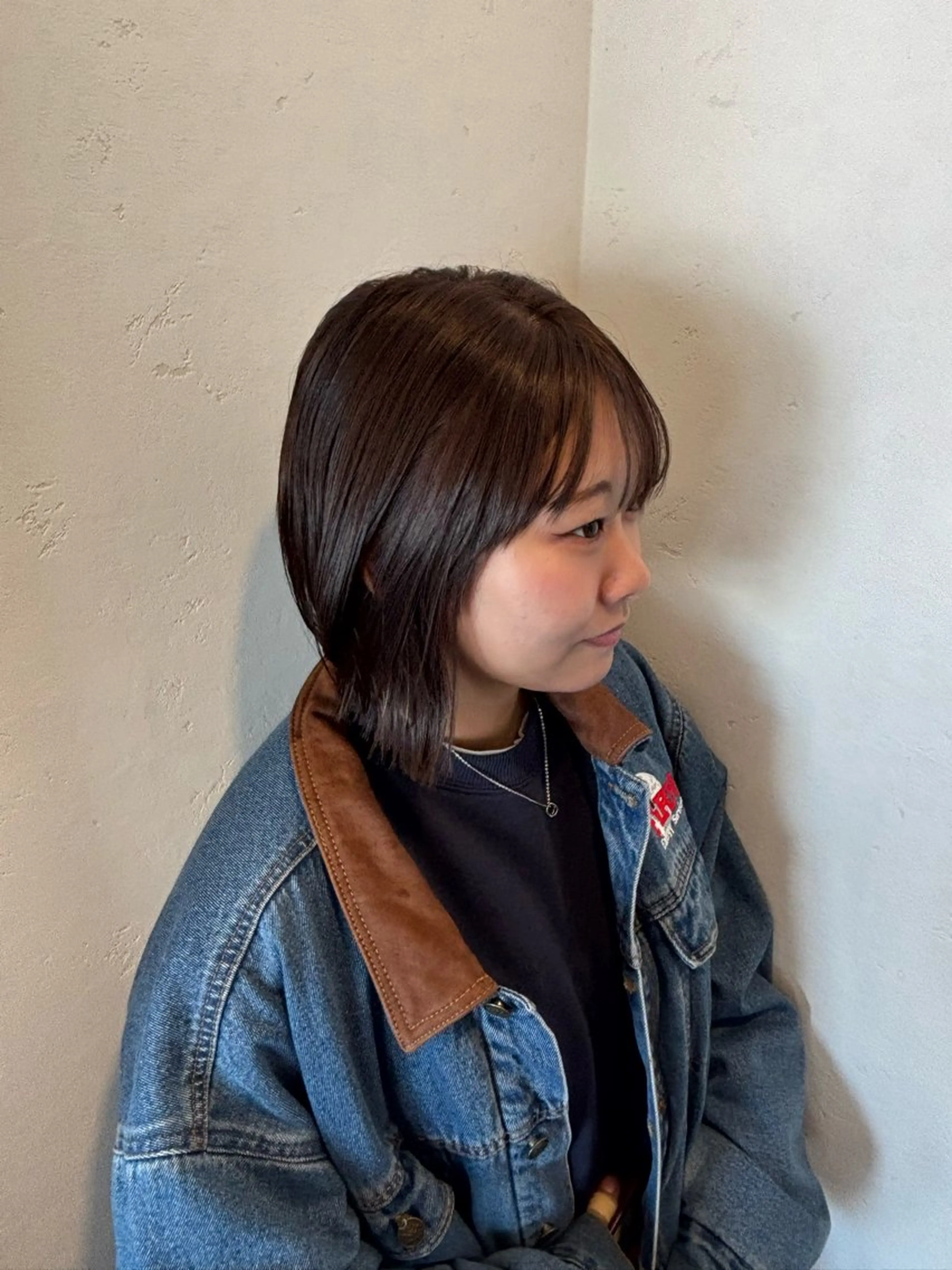 ショート 卒業式のヘアスタイル レディースレイヤー× 透明感カラー/紗彩のヘアスタイル