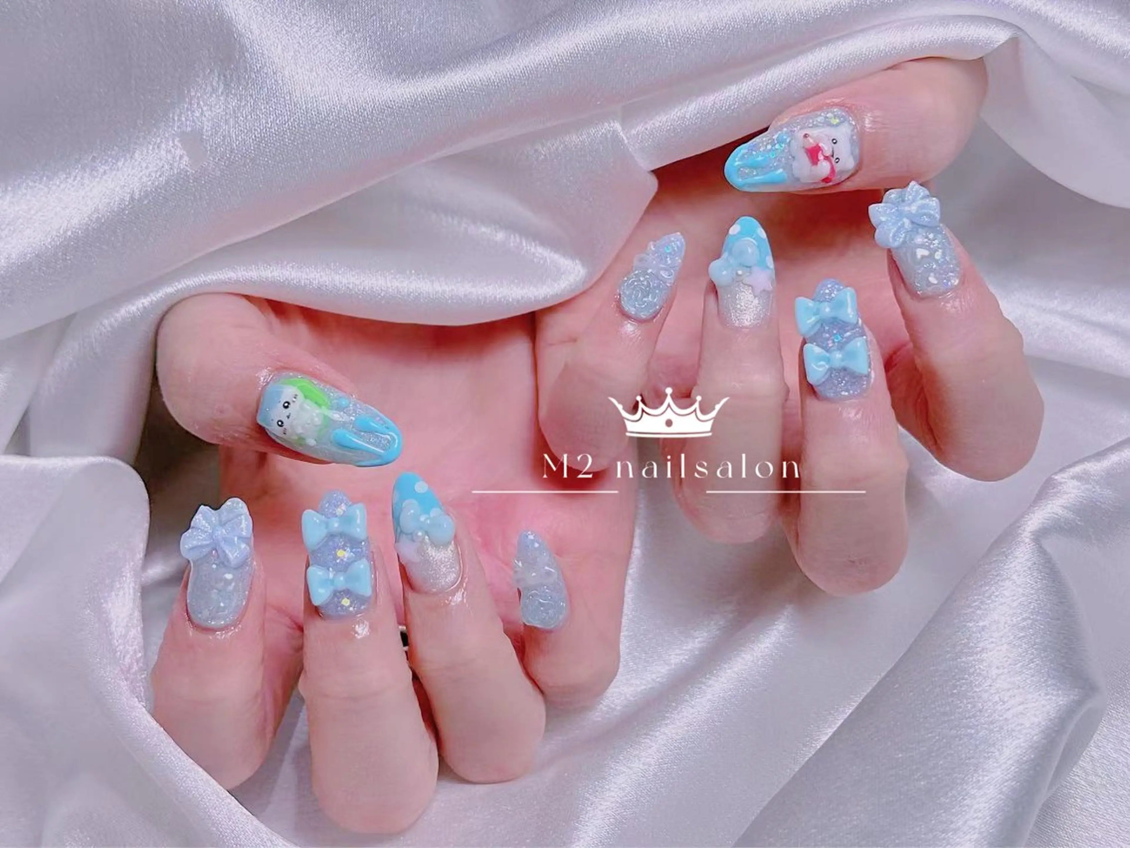 ネイル ハンドネイル 長さだし専門店 M2　rikaのネイルデザイン