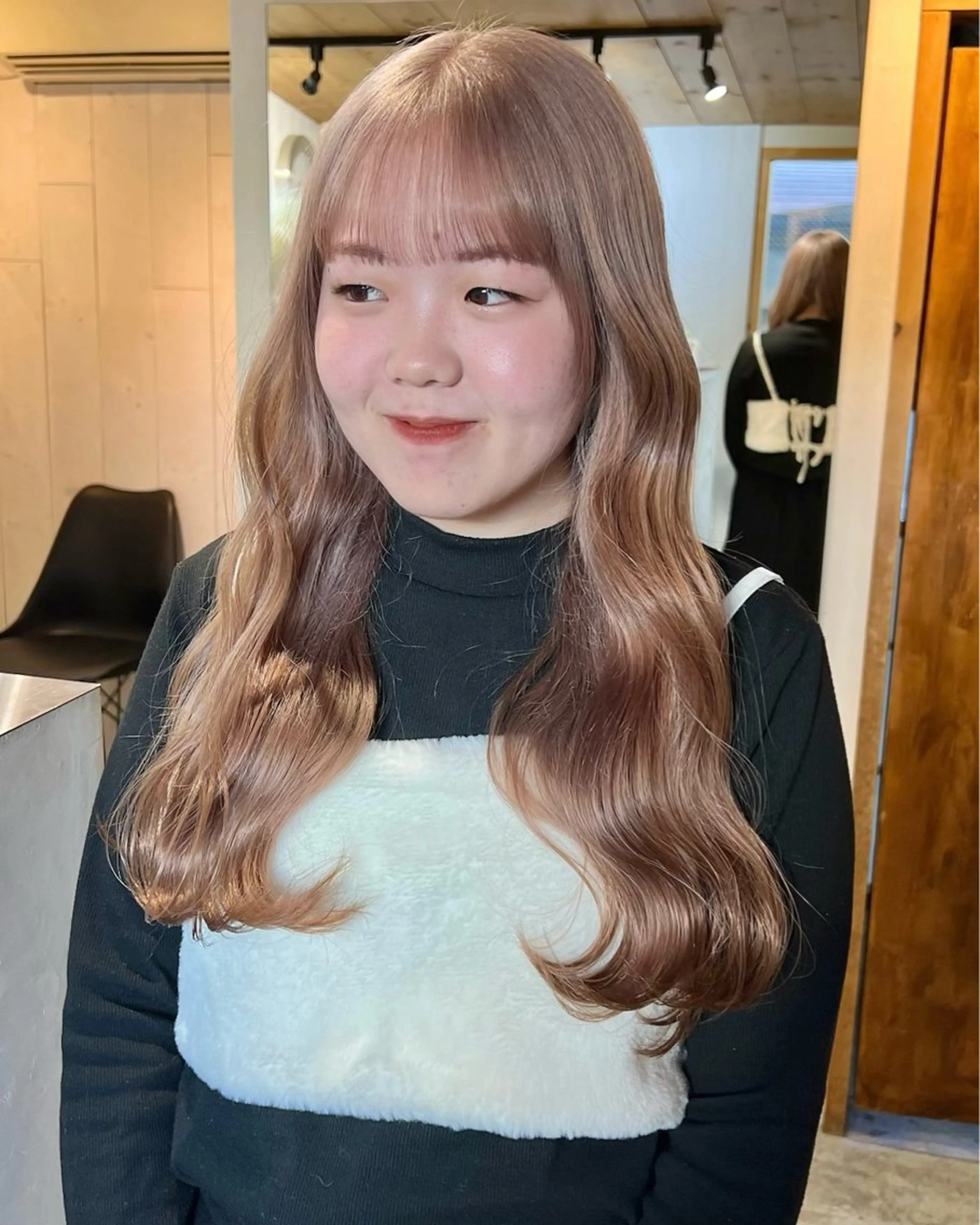 ロング ヘアカラー 暖色カラー/レイヤー カット☁️MEI☁️のヘアスタイル