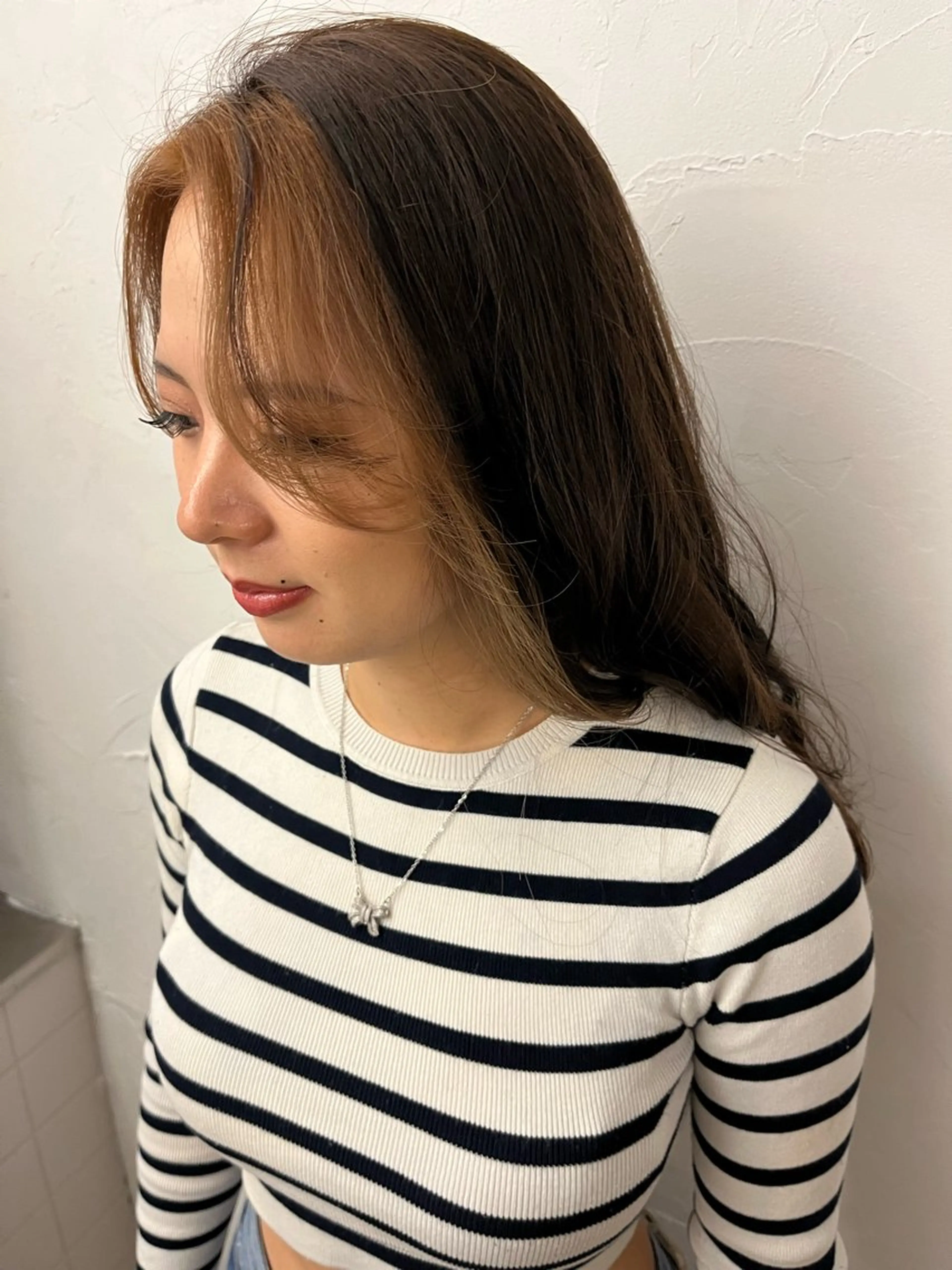 ロング ミストバング NAGONSTYLE 田村　莉生のヘアスタイル