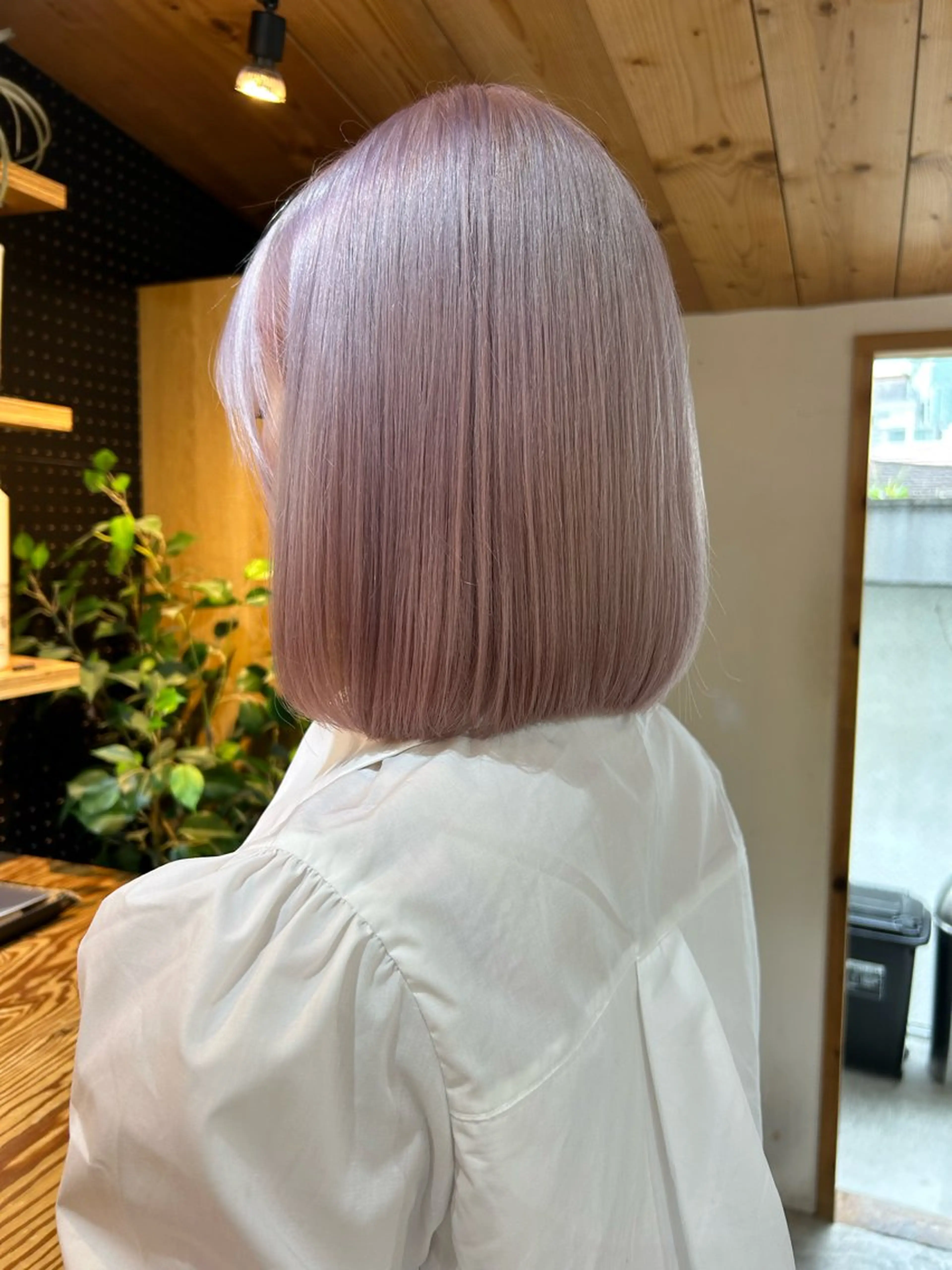 ショート カラー メンズ ピンクカラー カット ヘアカラー トリートメント 🧸艶々韓国ヘア 🧁mizunaのヘアスタイル