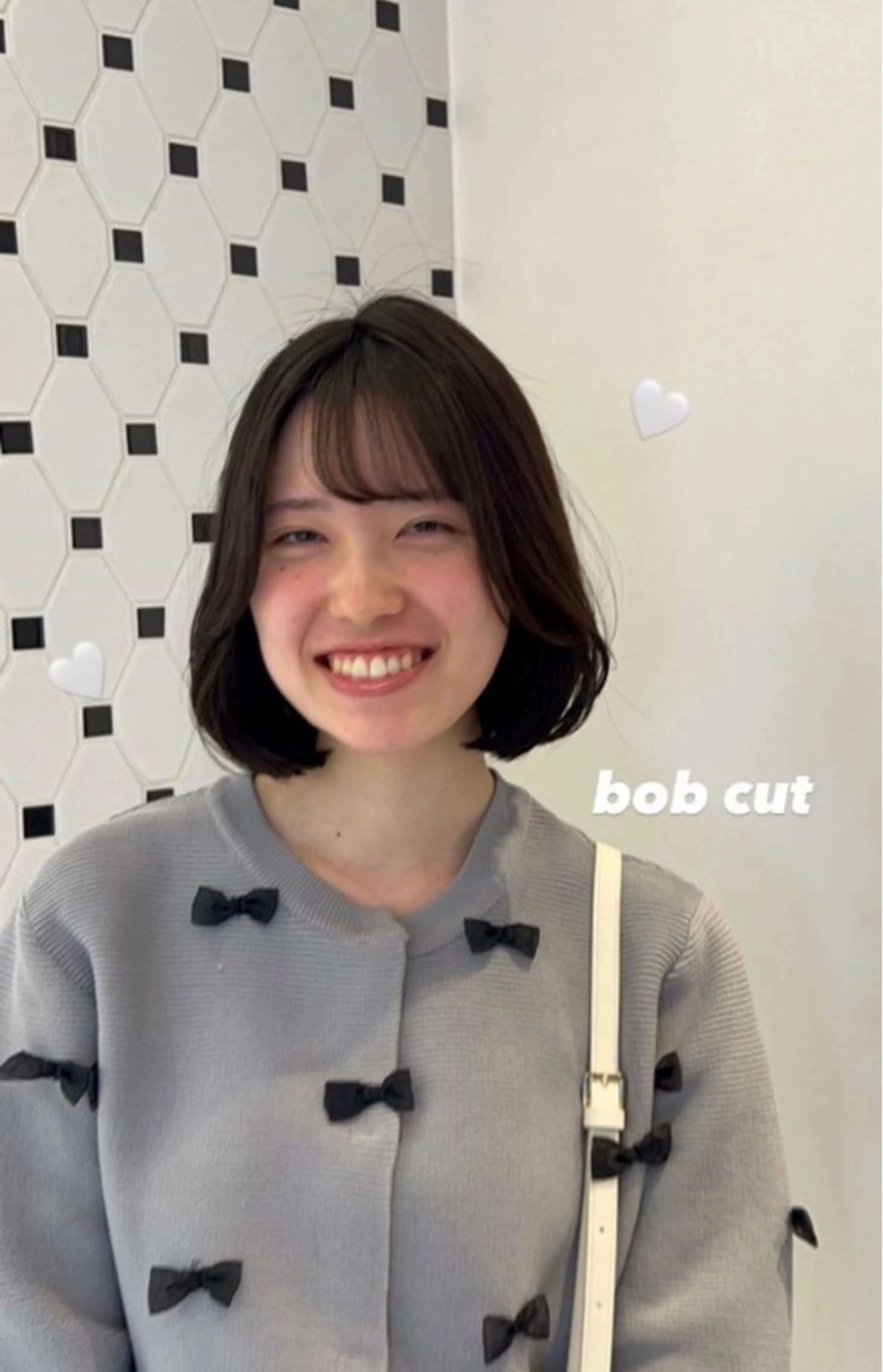 ショート カット ヘアカラー トリートメント 顔周り/透明感/銀座 🩵りのせのヘアスタイル