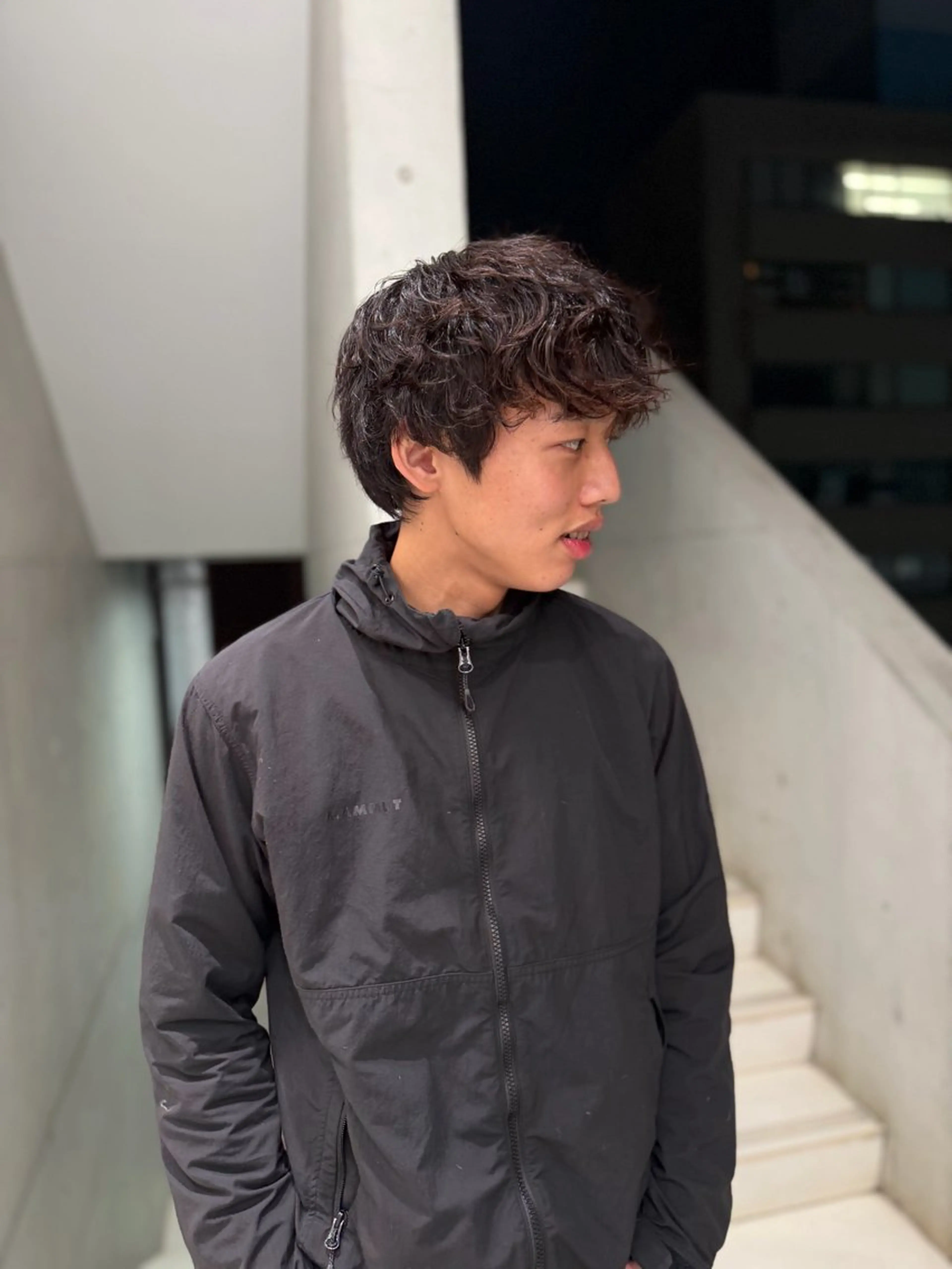 パーマ メンズ カット パーマ パーマ特化/フェザー パーマシャドウ/真生のヘアスタイル