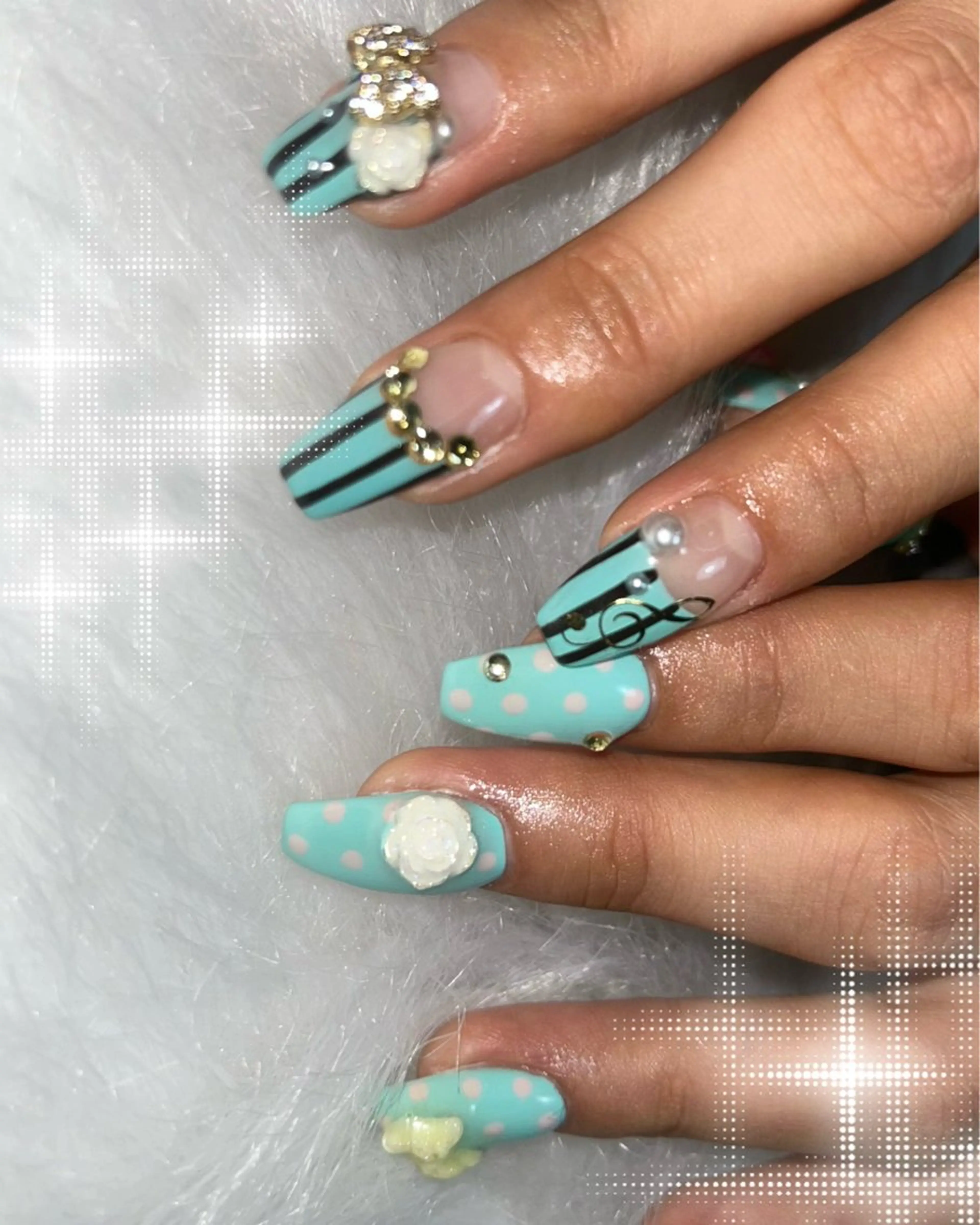 ネイル ハンドネイル フットネイル kana/モード ・グランジ໒꒱のネイルデザイン