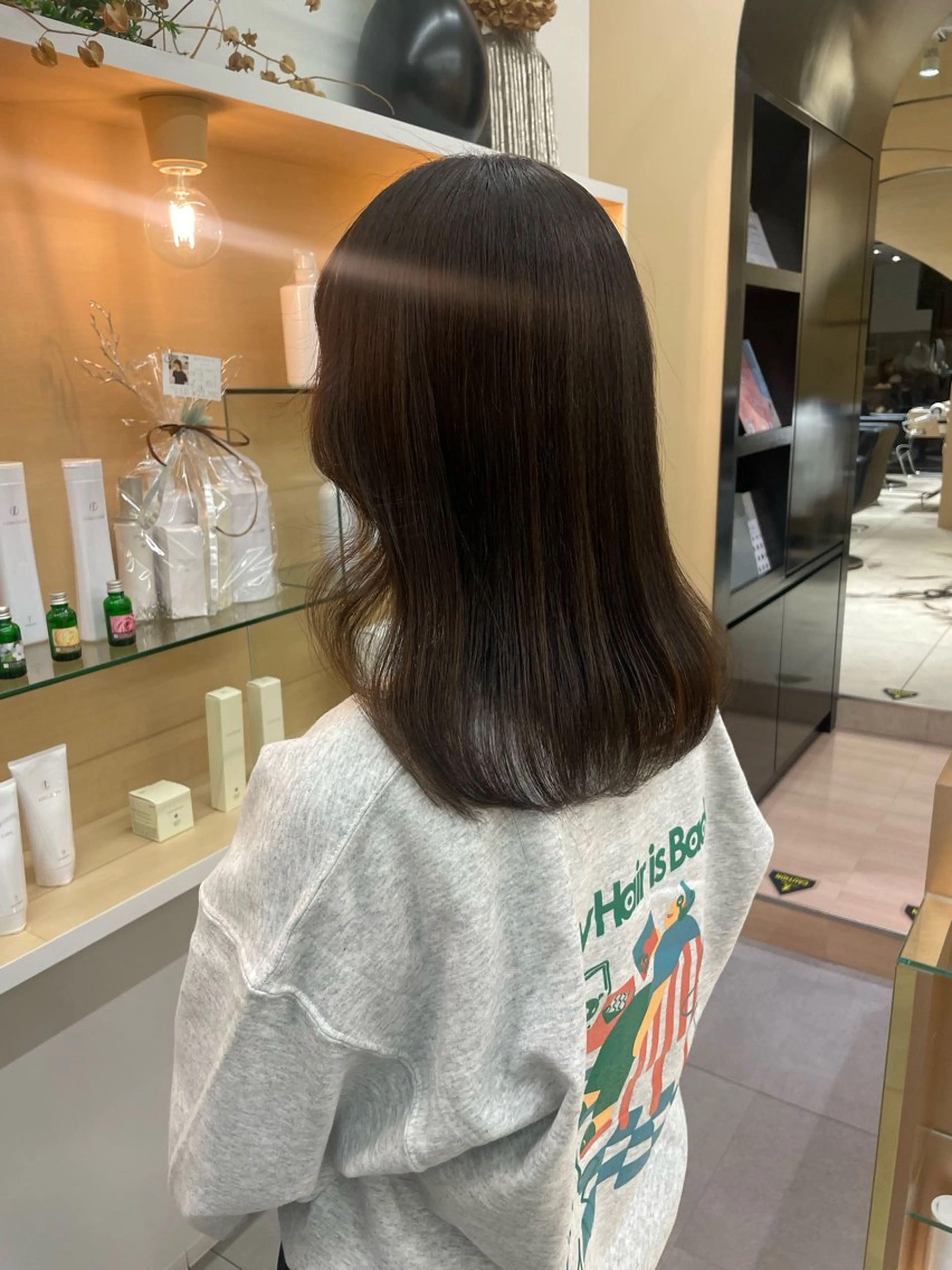 ミディアム カラー パーマ ヘアアレンジ 8HAIR / MAYUのヘアスタイル