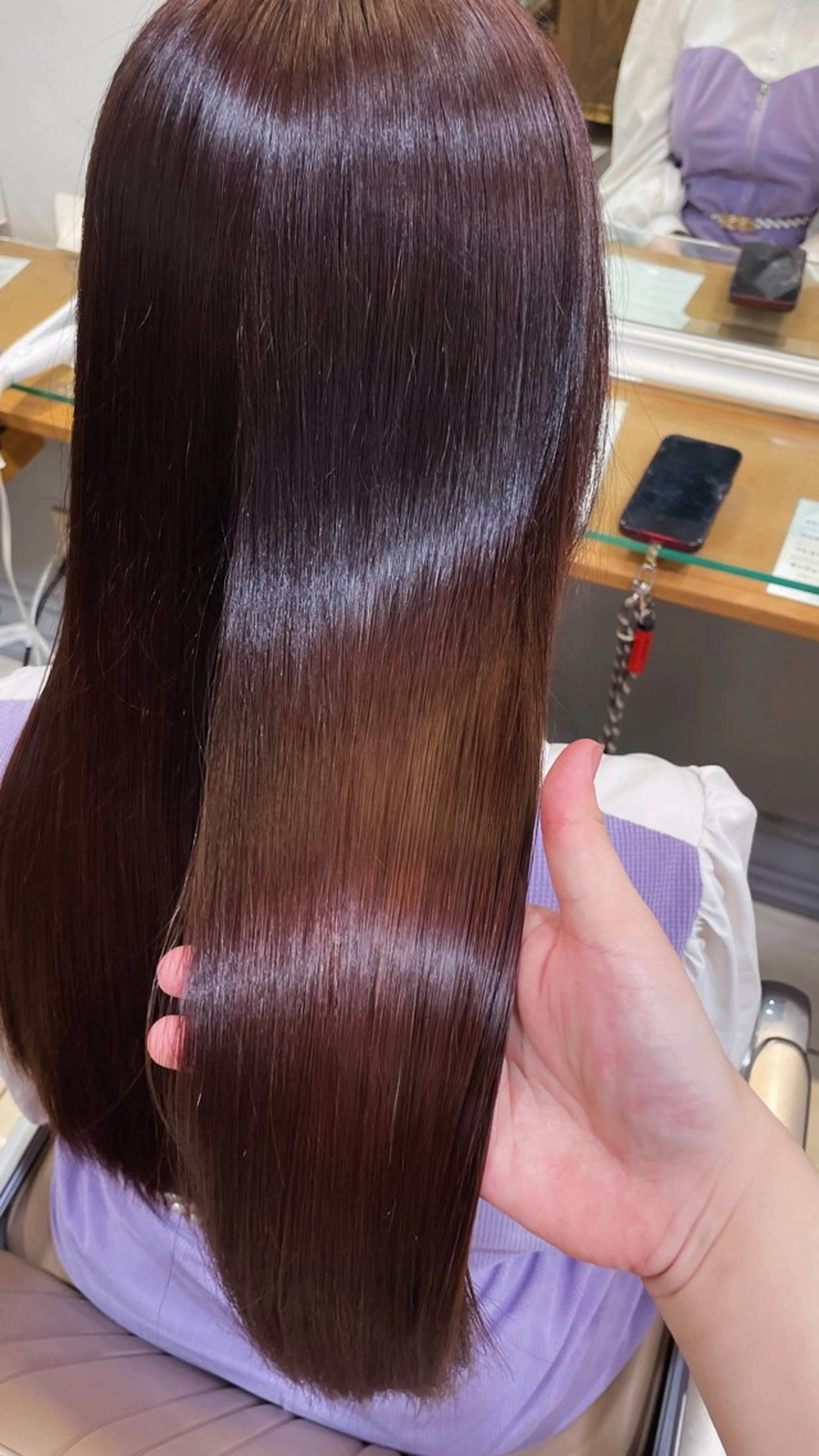 カラー ブラウンカラー ピンクカラー ヘアカラー トリートメント ✨ はづき✨のヘアスタイル