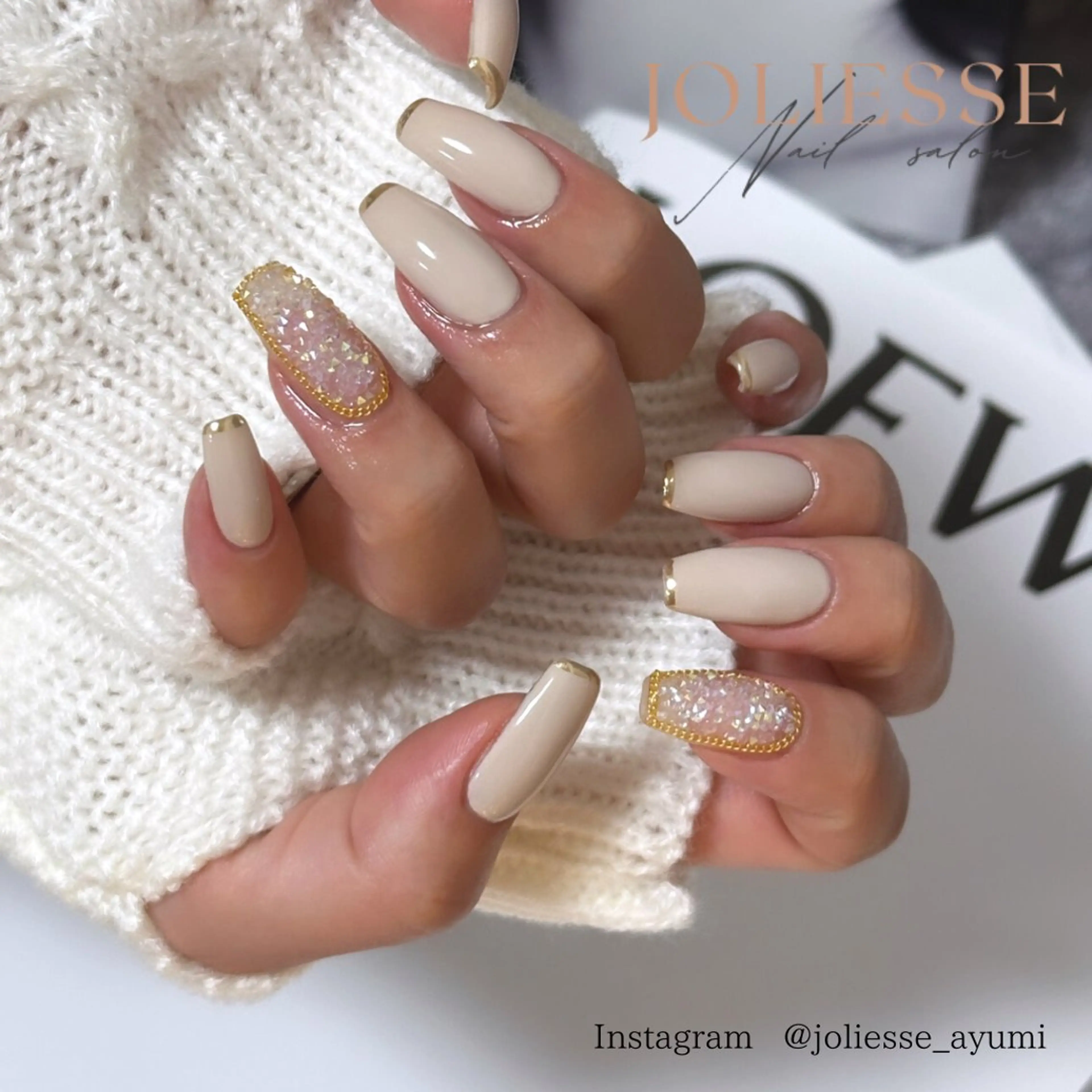 ネイル ワンホンネイル JOLIESSE Ayumiのネイルデザイン