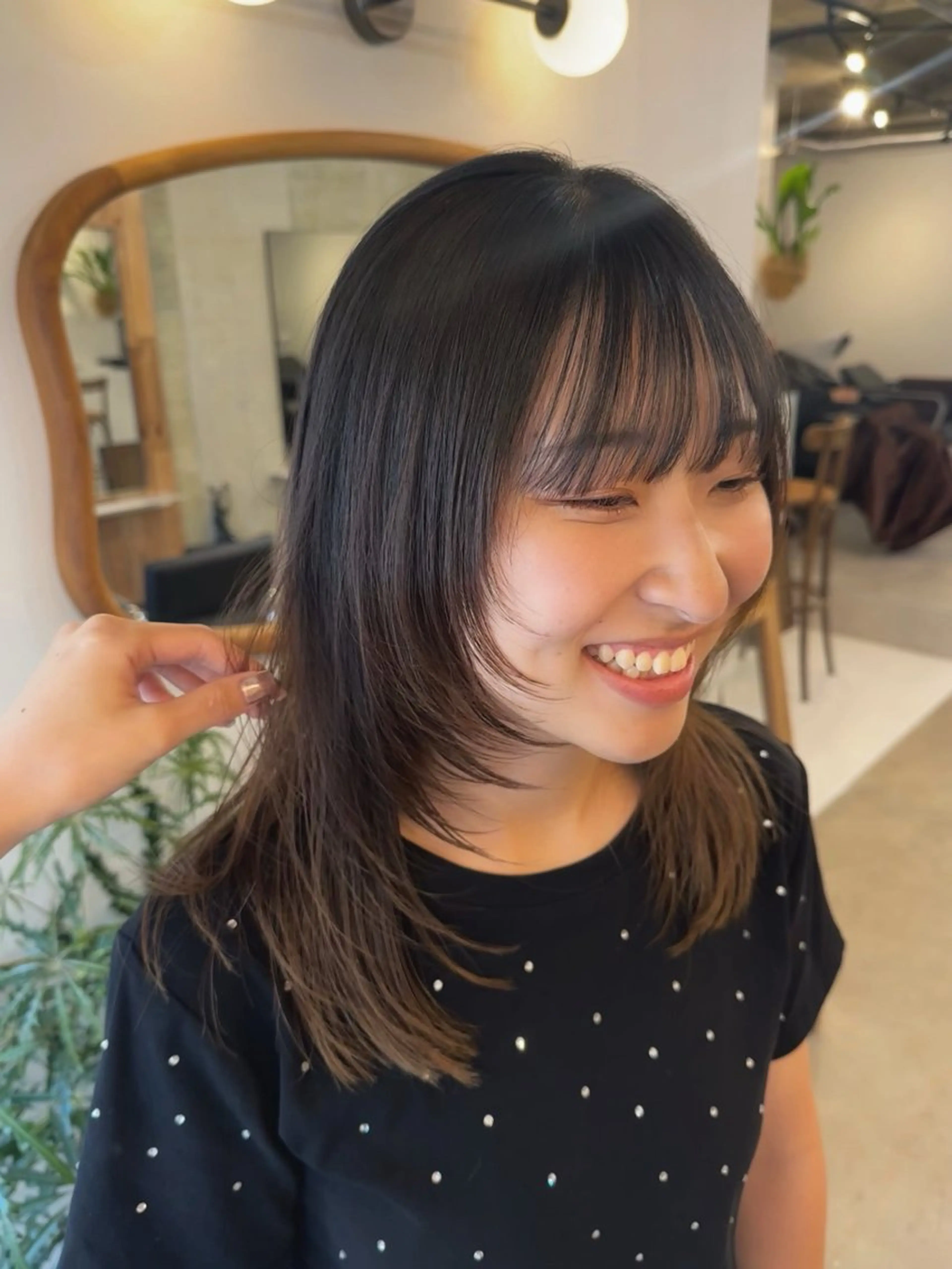 ロング カラー honoka ikegamiのヘアスタイル