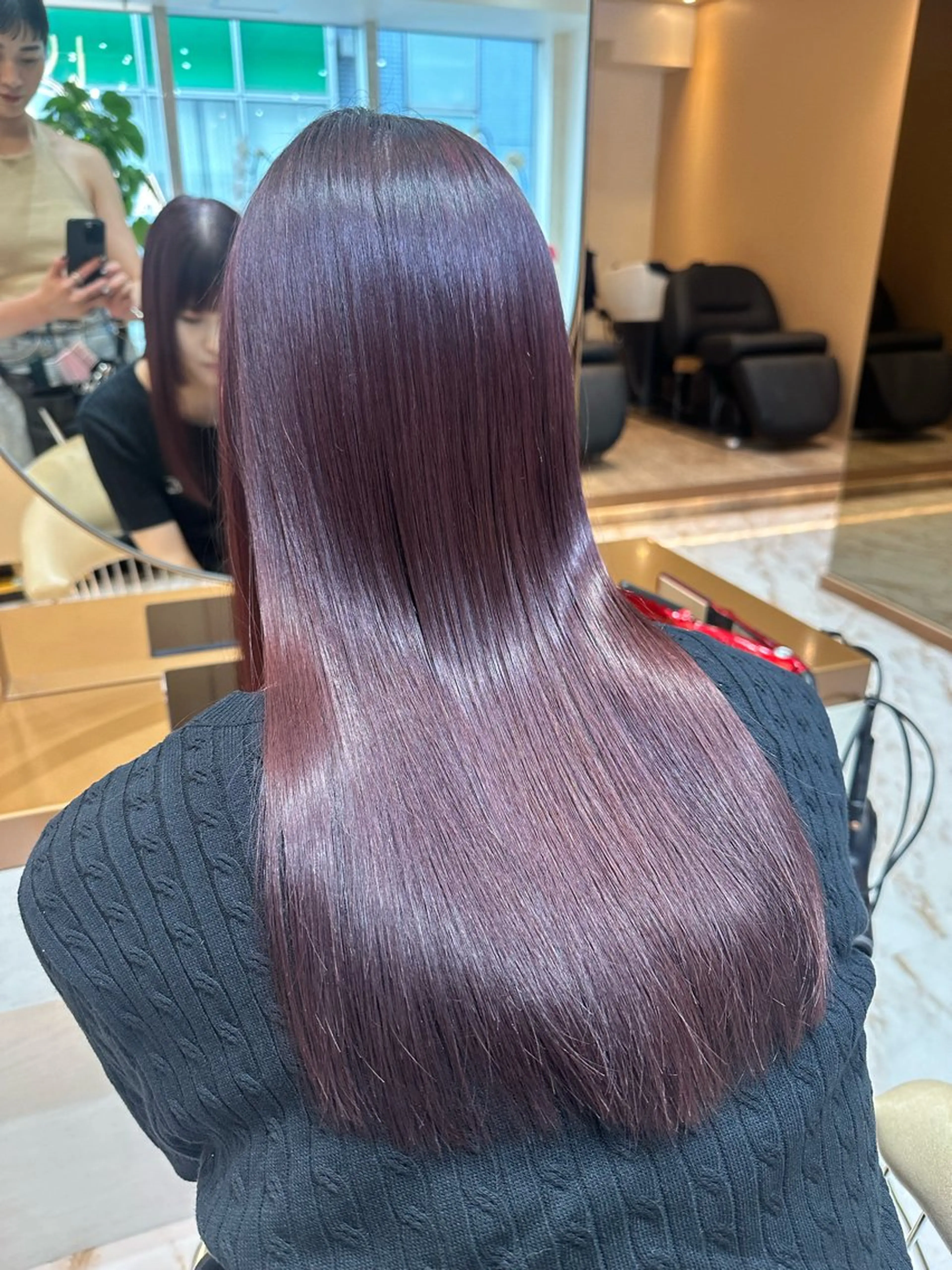 ロング AYAKA 下北沢suuのヘアスタイル