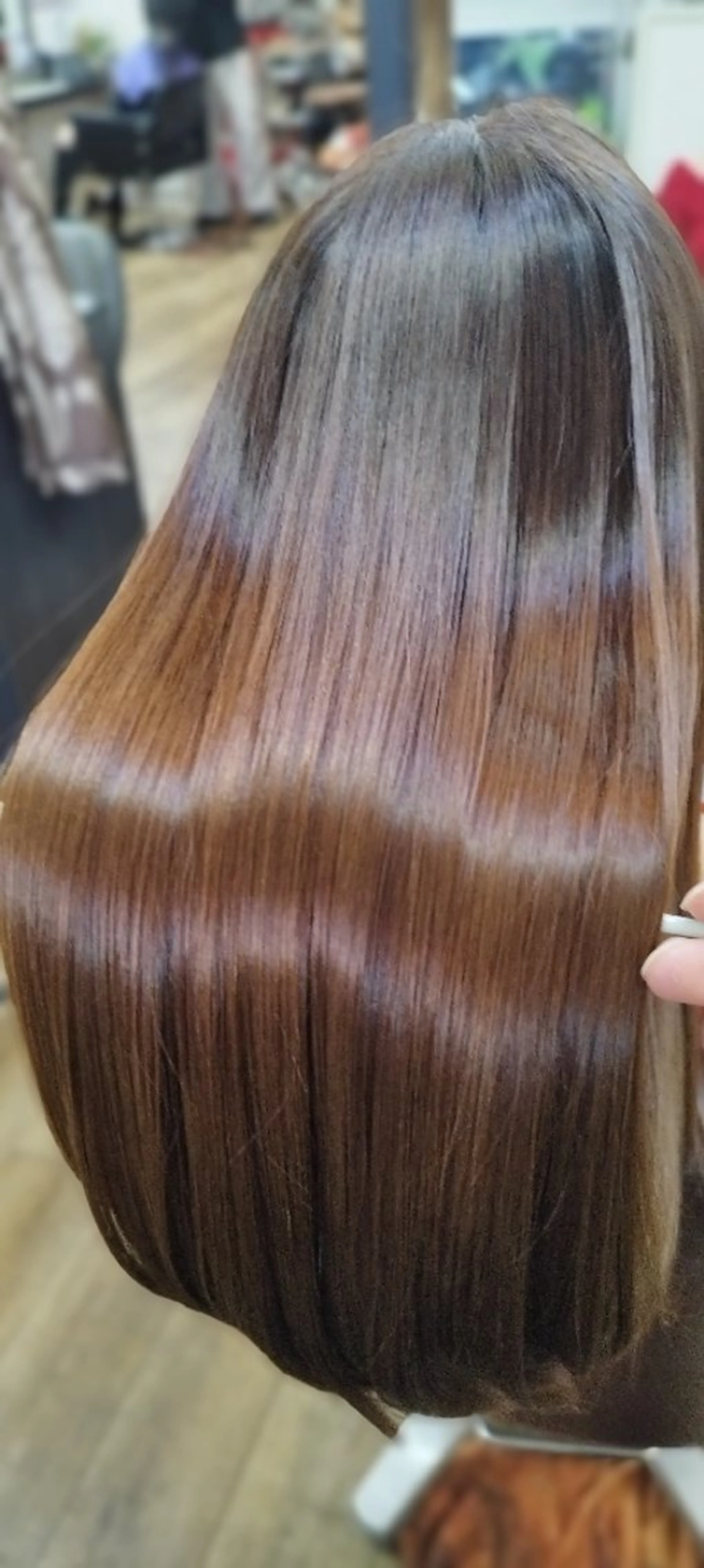 ロング 縮毛矯正 トリートメント 加藤 直樹のヘアスタイル