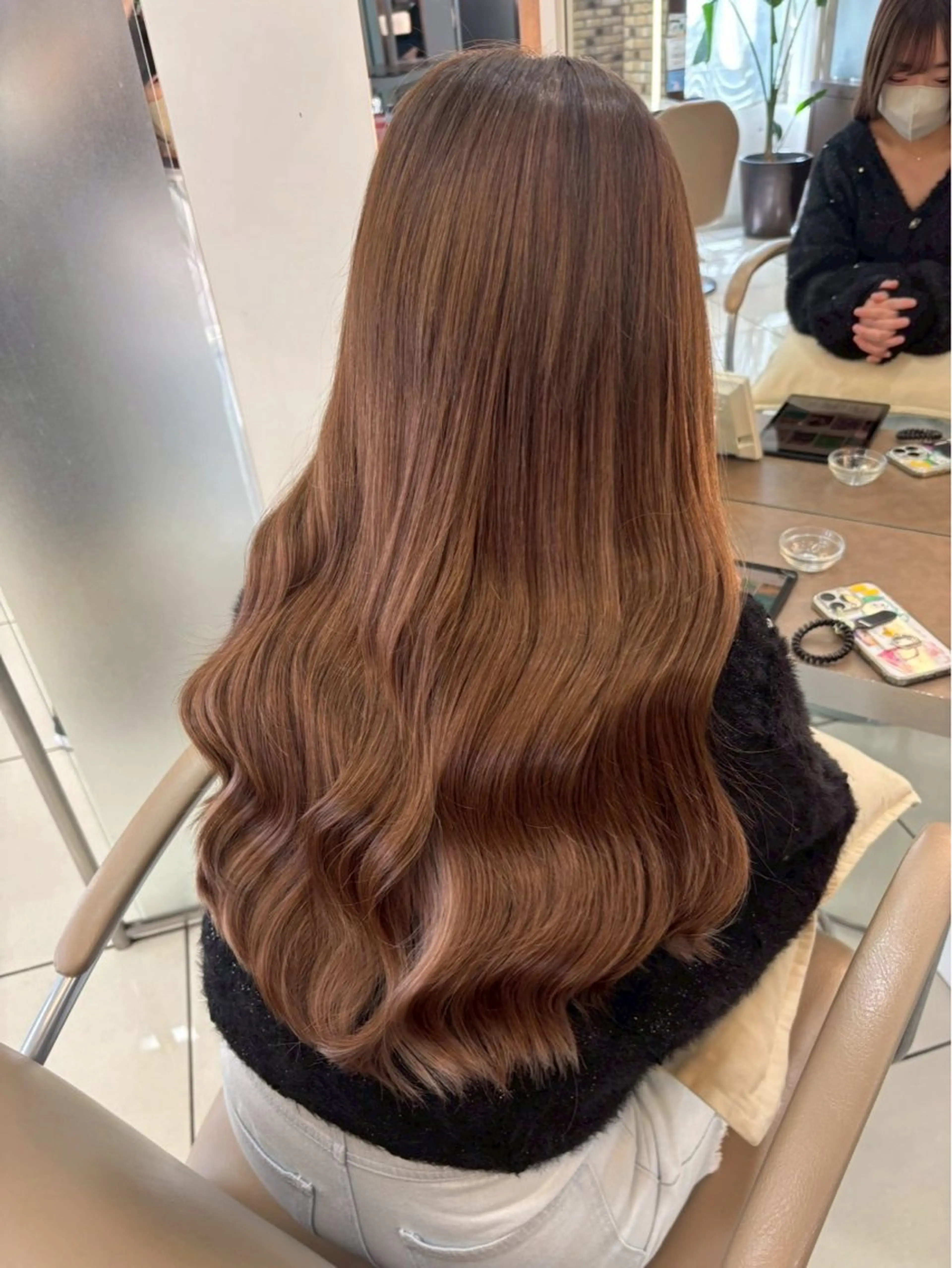 🍑カラー 🥣横浜／トレンドのヘアスタイル