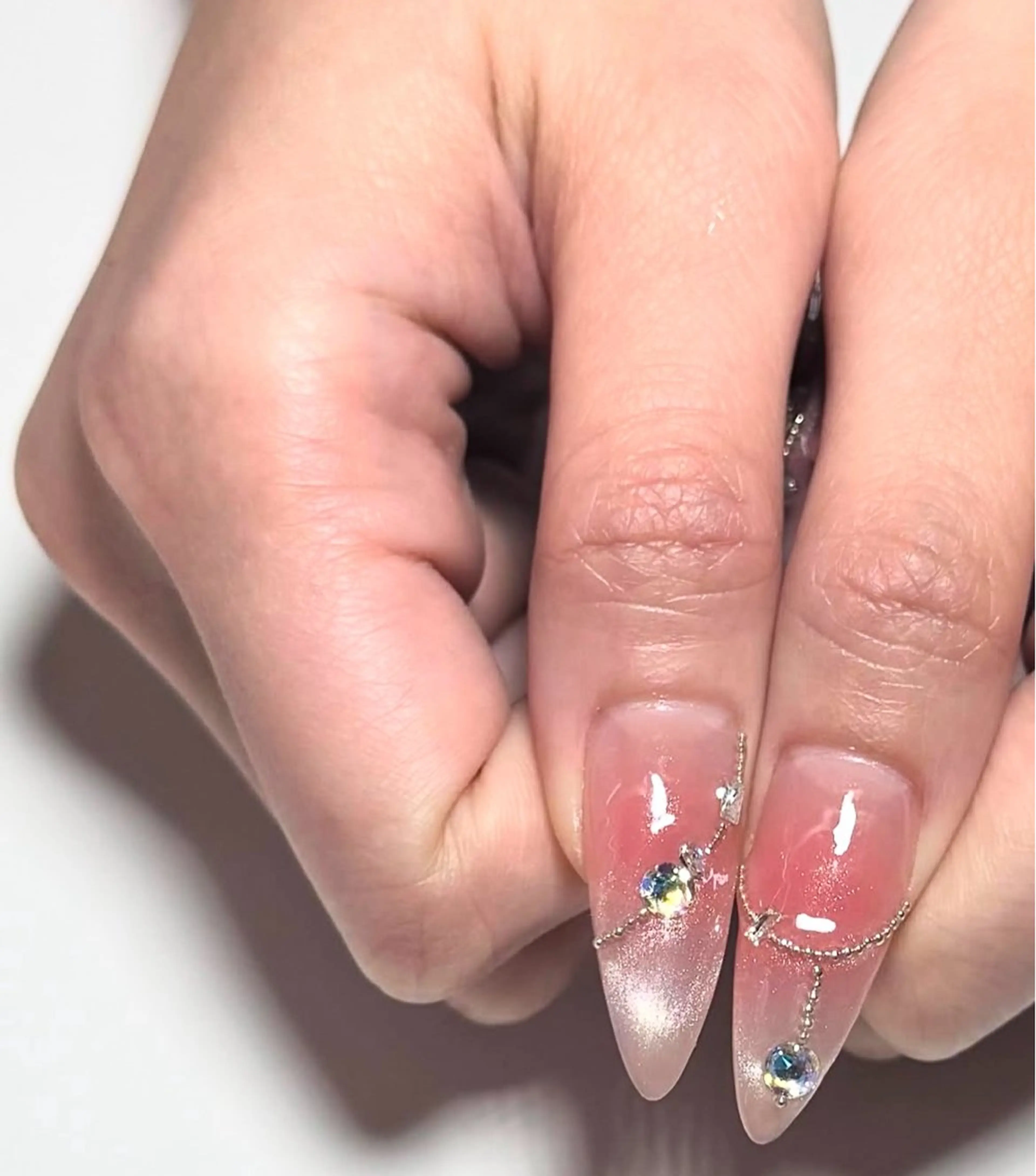 ネイル アートネイル フレンチネイル ジェルネイル 韓国ネイル ミラーネイル Rin Nail 新大久保店のネイルデザイン