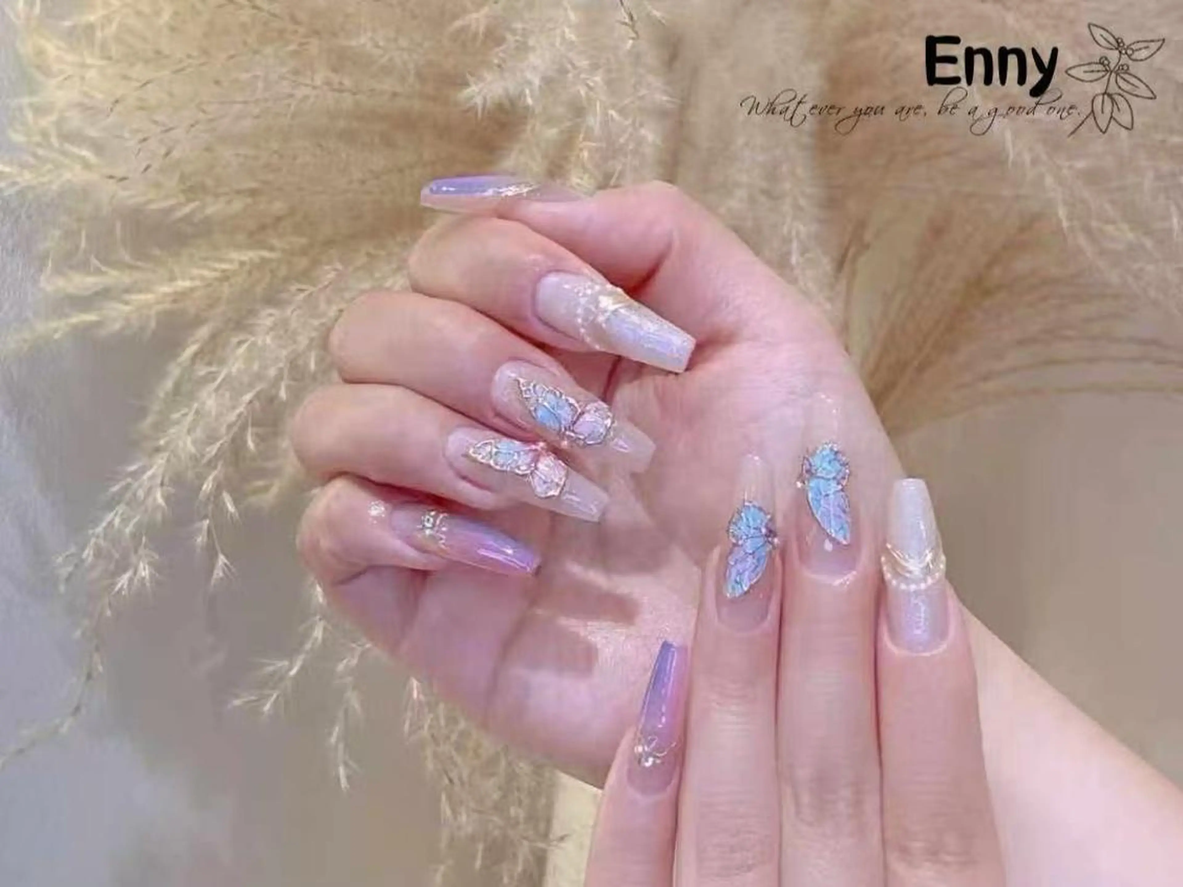 ネイル チークネイル 長さ出し フラッシュネイル フットネイル フレンチネイル Nailsalon Ennyのネイルデザイン