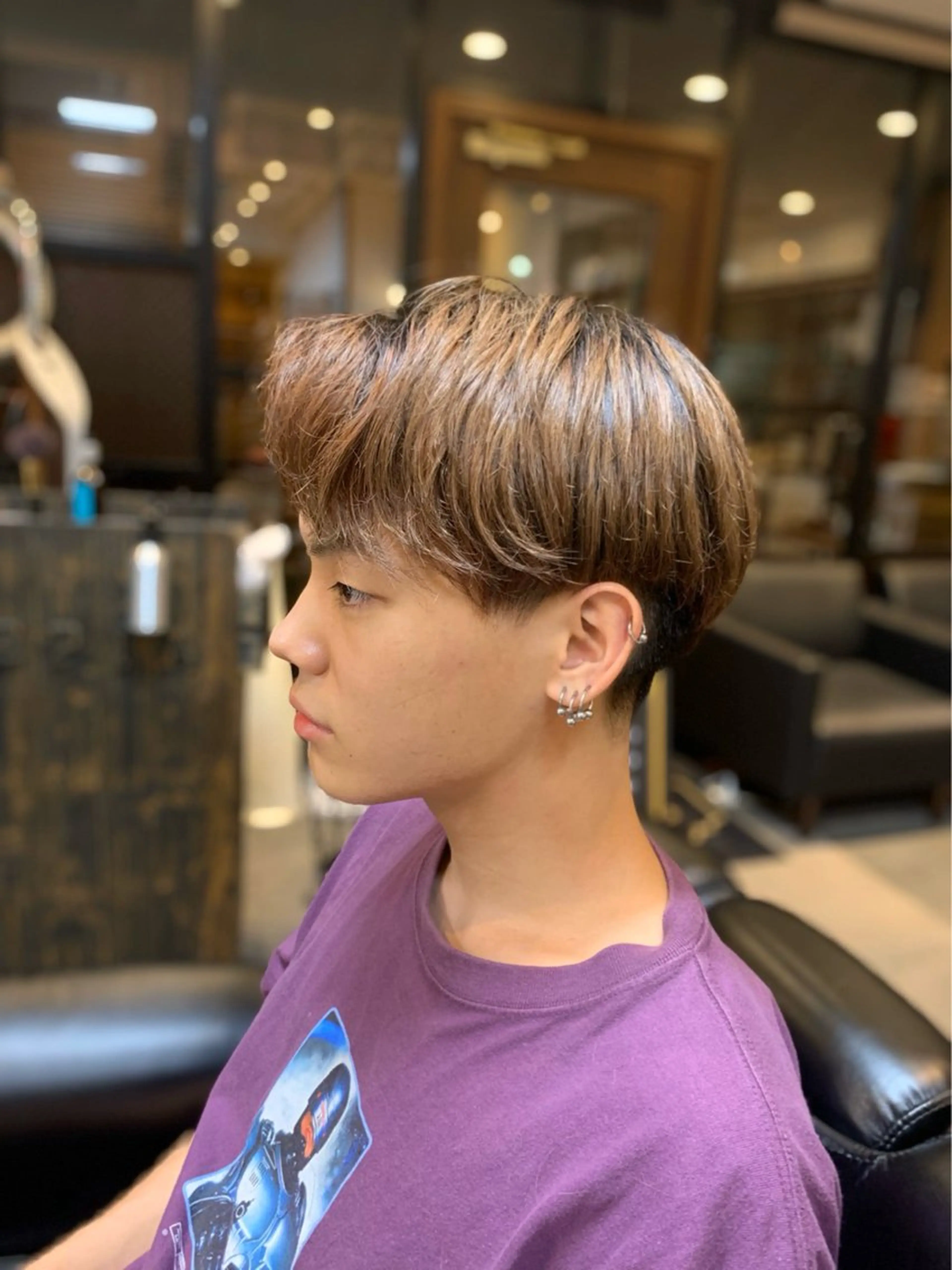 ショート メンズ カット パーマ 佐藤天斗 /スタイリストのヘアスタイル