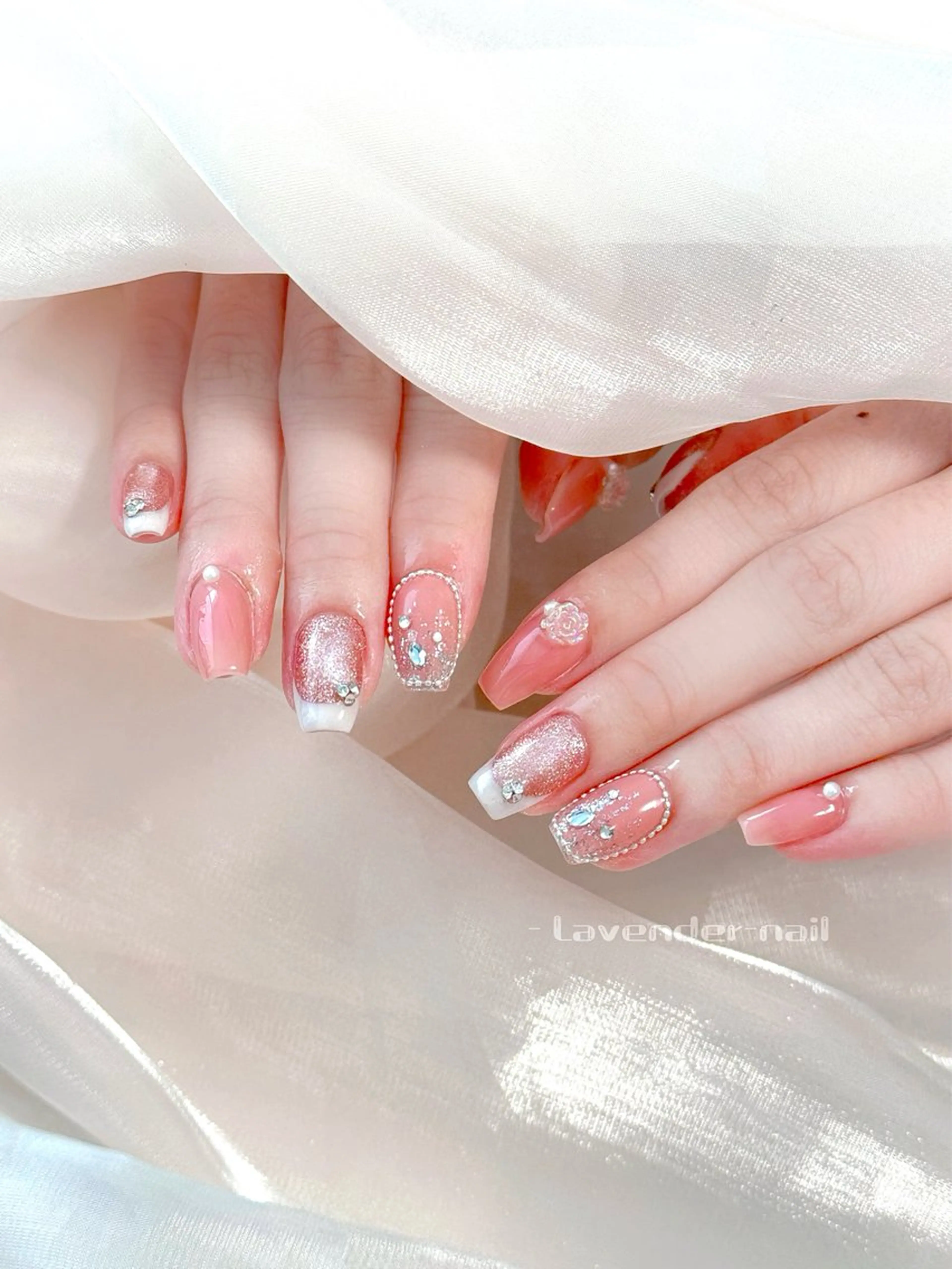 ネイル ハンドネイル Lavender nail·中島公園のネイルデザイン