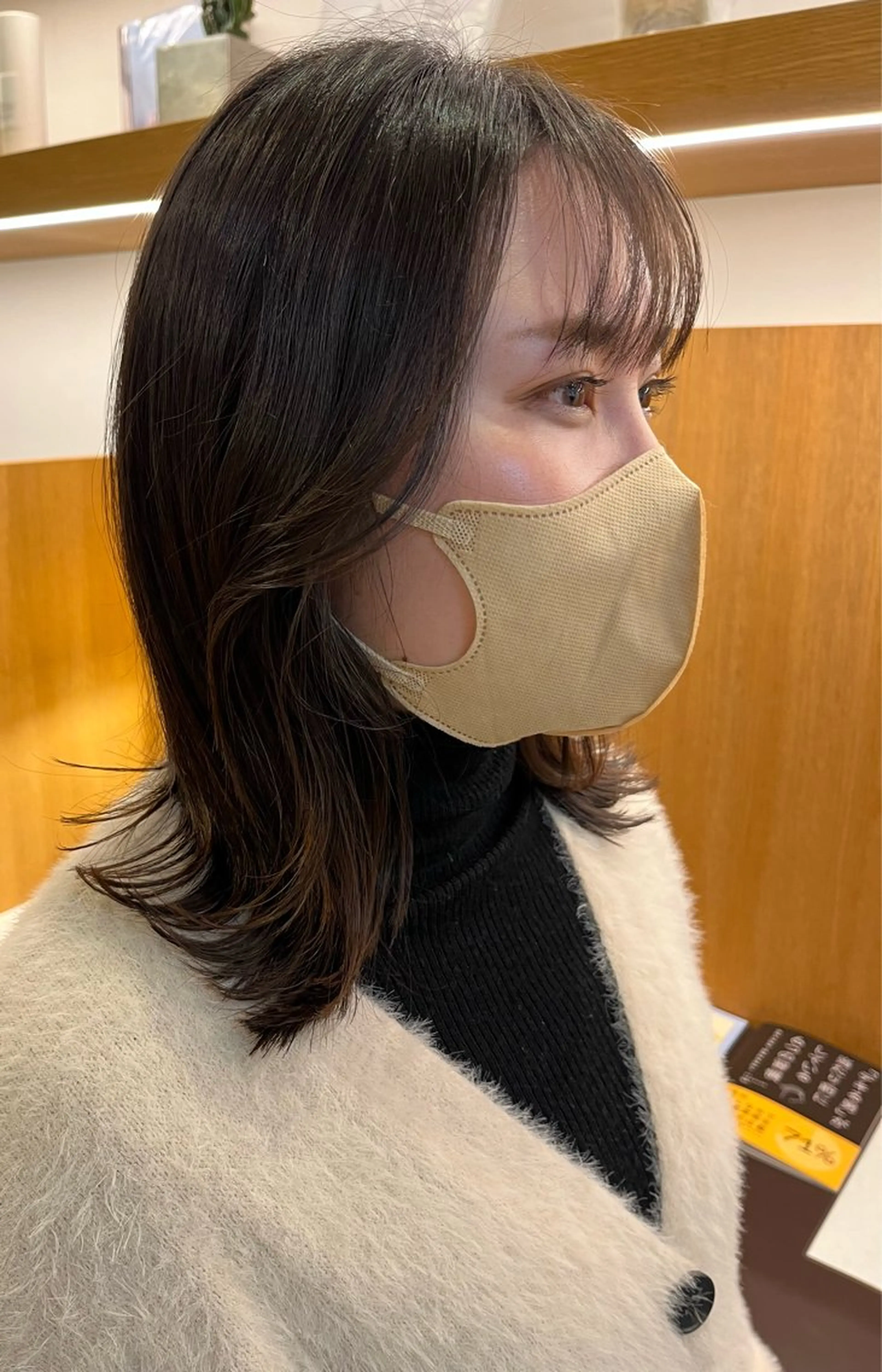 セミロング en-te:堀 恵里那のヘアスタイル