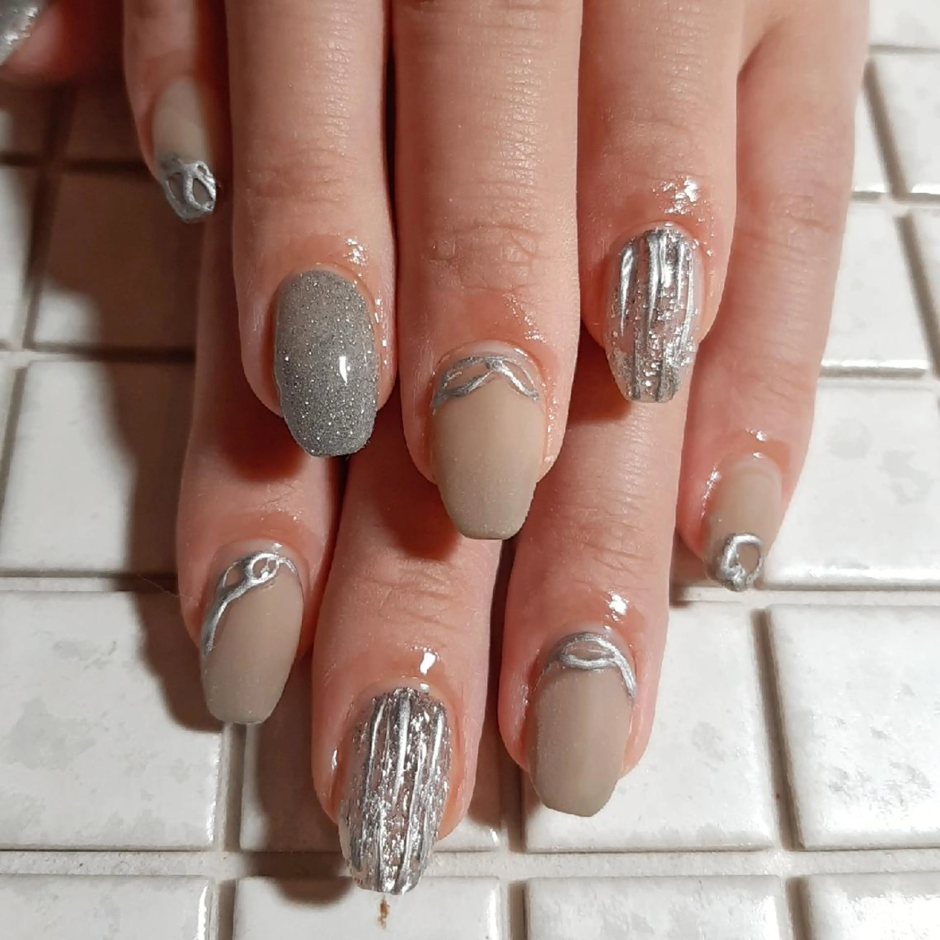 ネイル ニュアンスネイル シンプルネイル ハンドネイル private salon mieのネイルデザイン