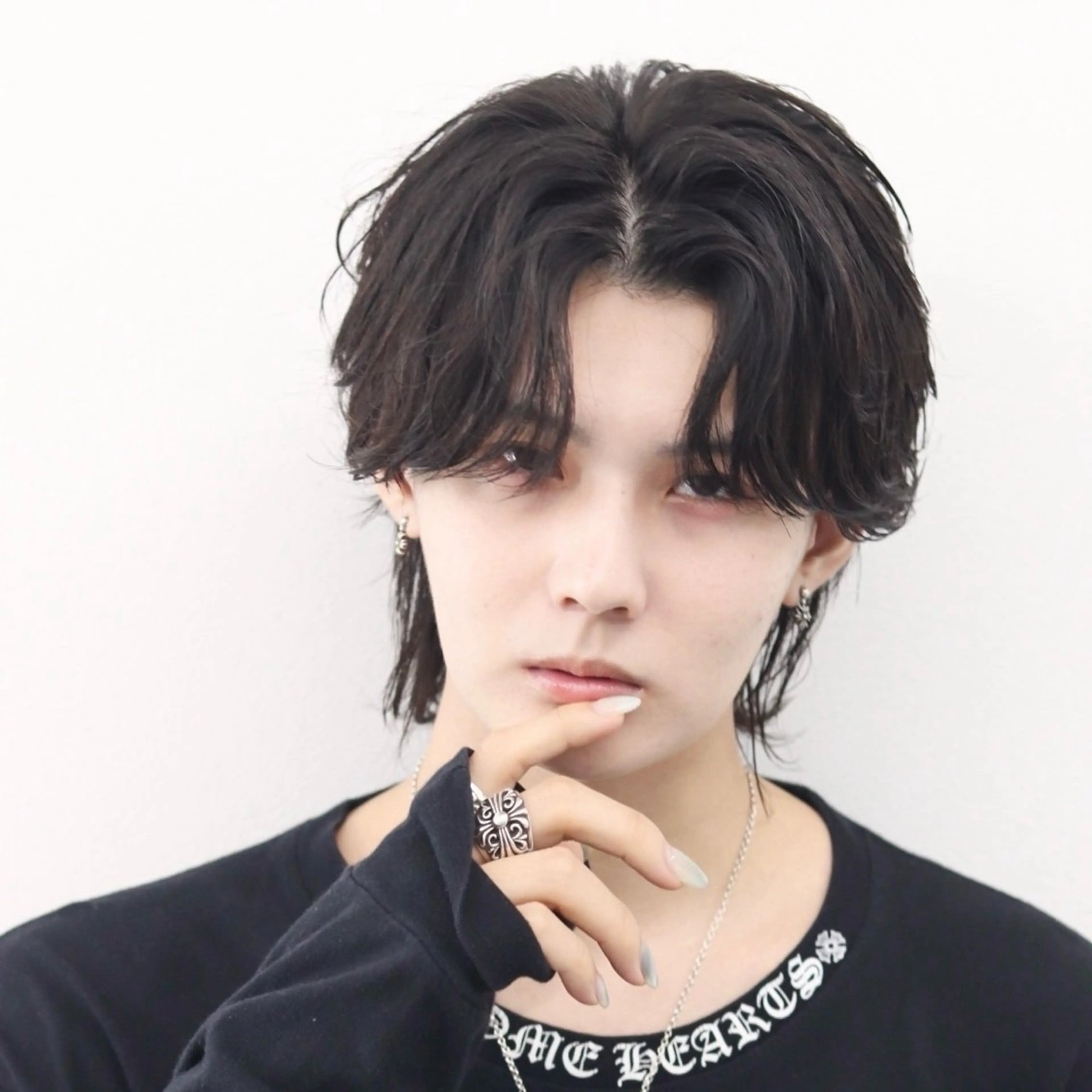 ミディアム カラー パーマ メンズ ニュアンスパーマ カット パーマ 🔥メンズ🔥かっこ いいが正義！代表柿崎のヘアスタイル