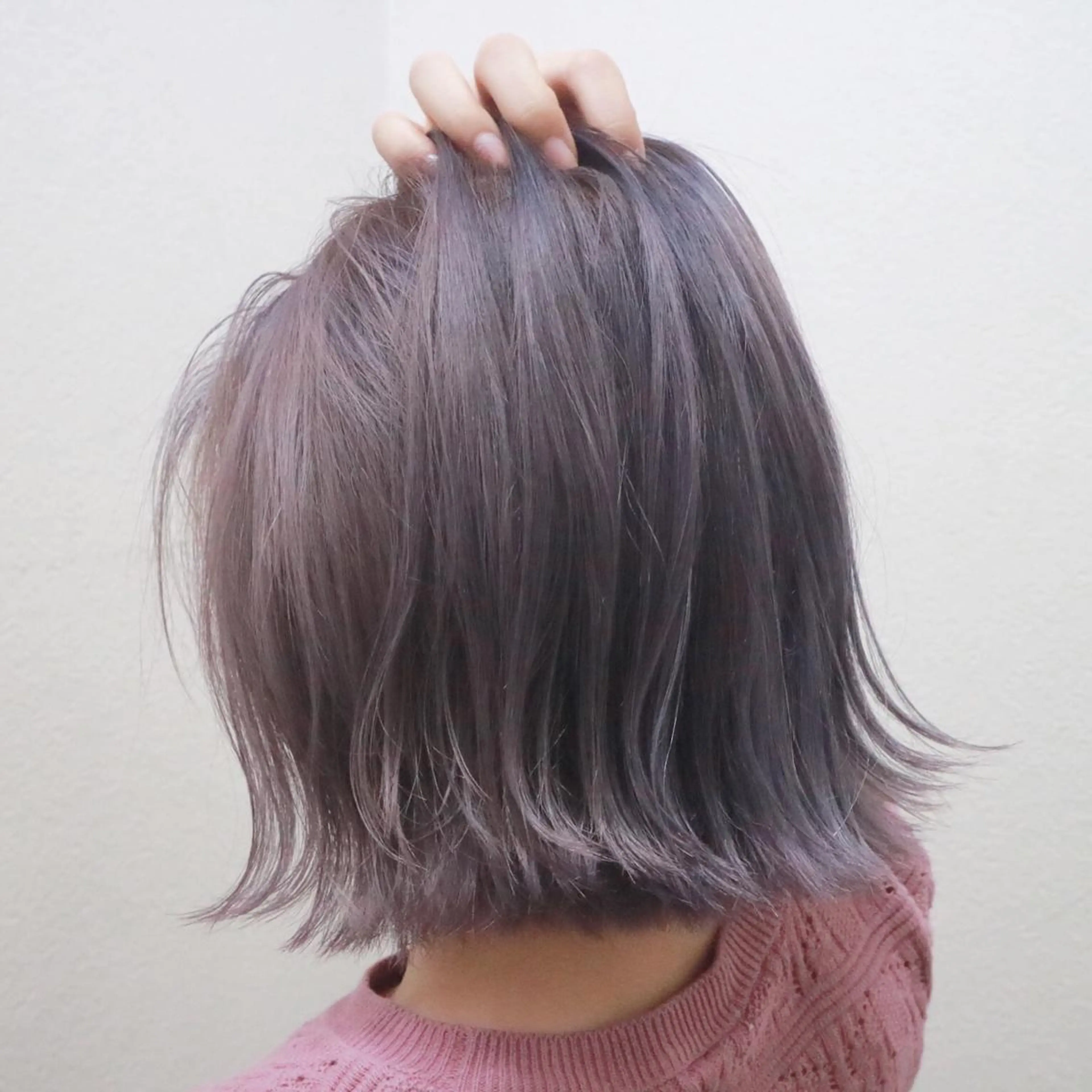 ショート カラー アディクシーカラー アッシュ ラベンダーカラー ラベンダーアッシュ ヘアカラー JILBLAN京都 ショート/ハイライトのヘアスタイル